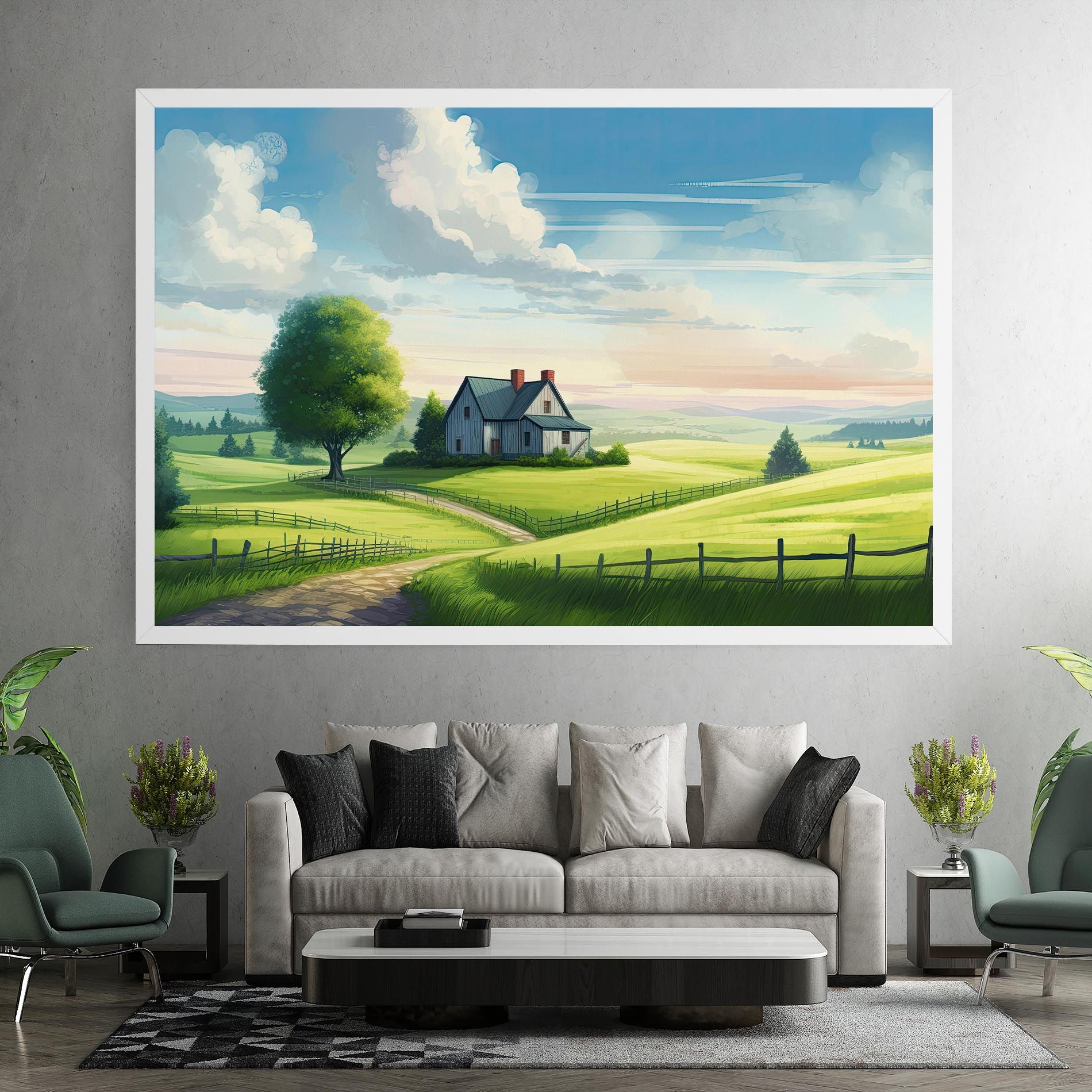 Calming Rural View mockup 7