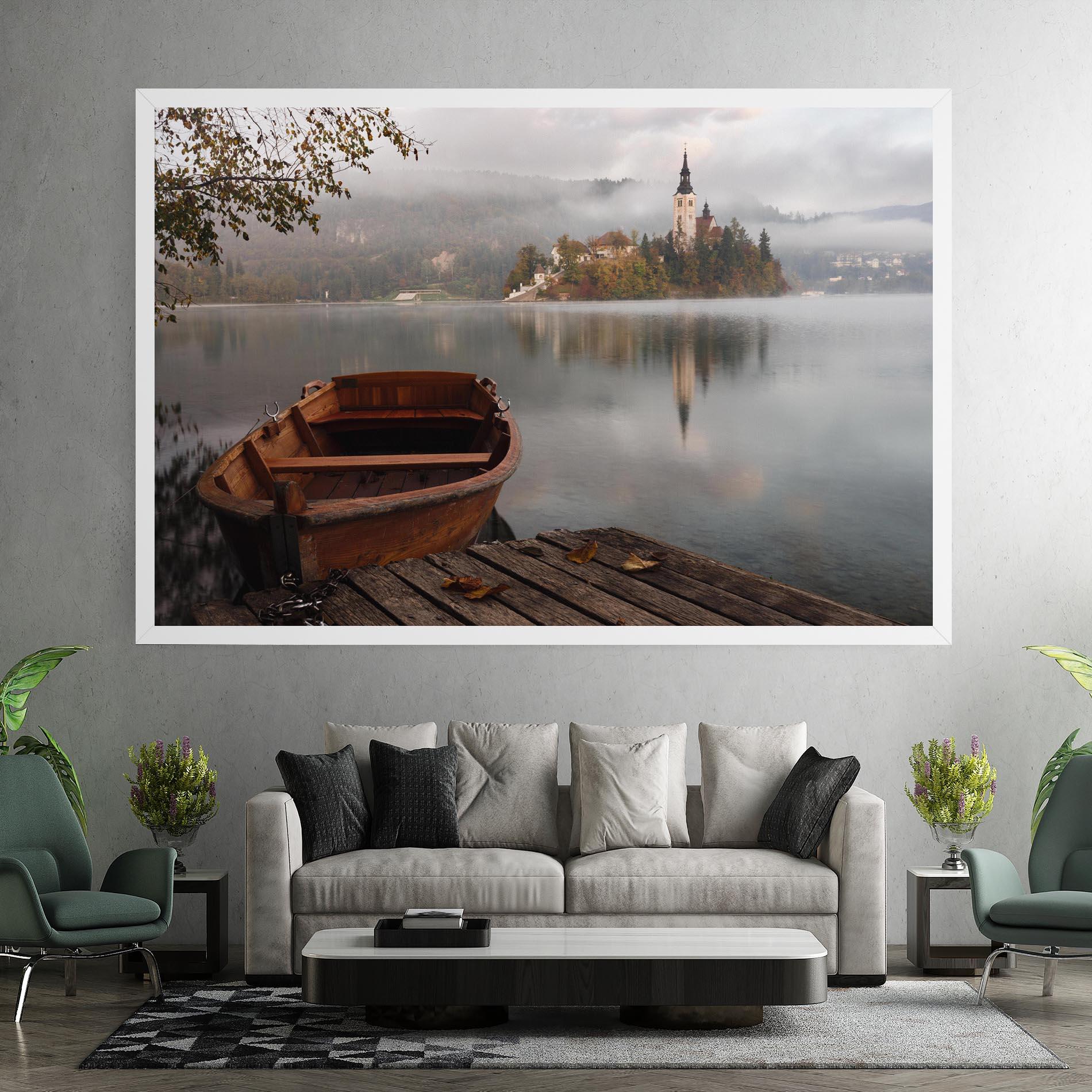 Tablou Canvas Lake Church mockup 7