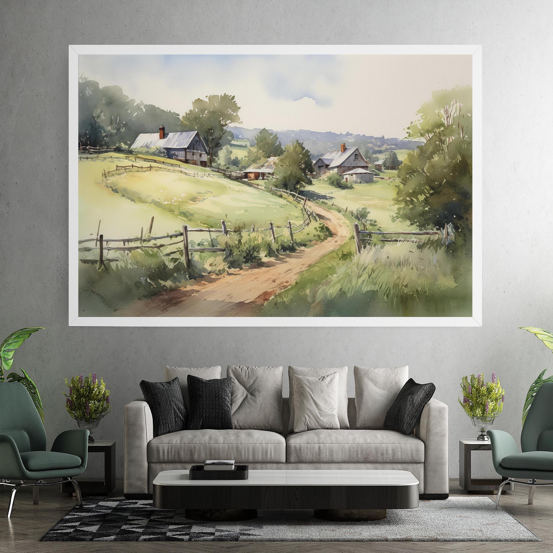 Tablou Canvas Rural Farm mockup 7