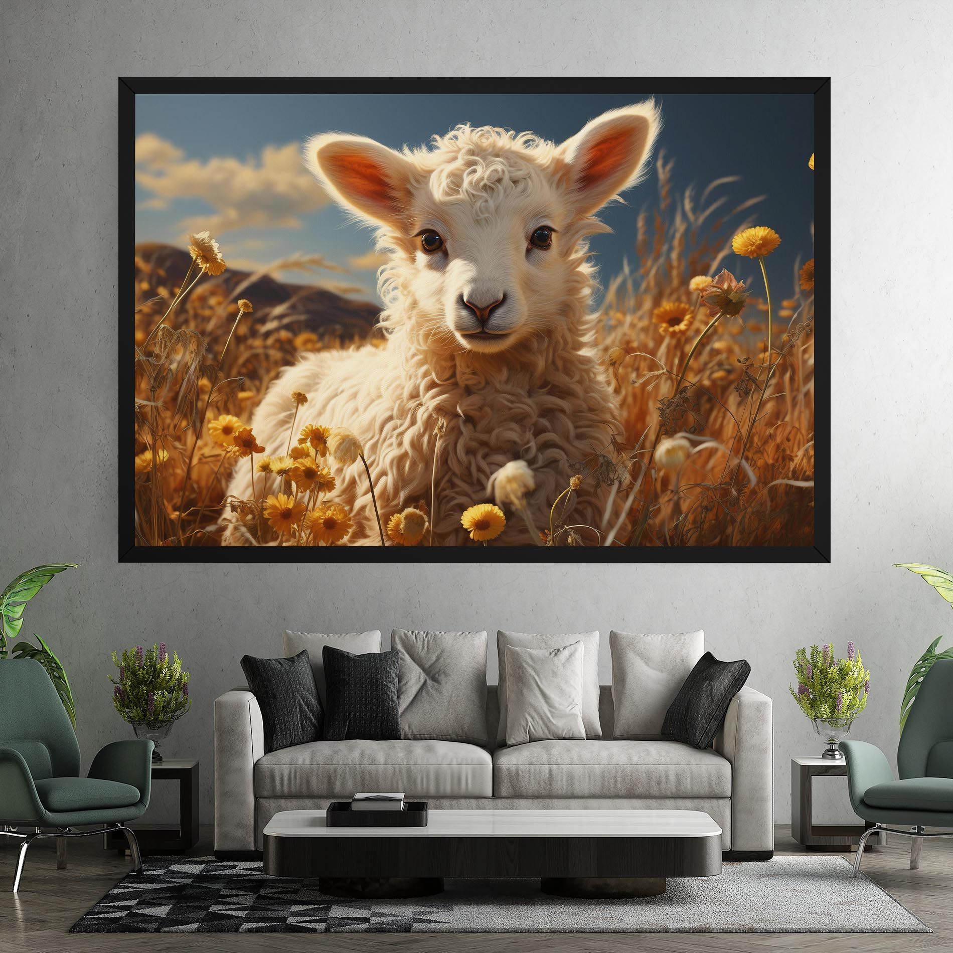 Animals Grazing mockup 7