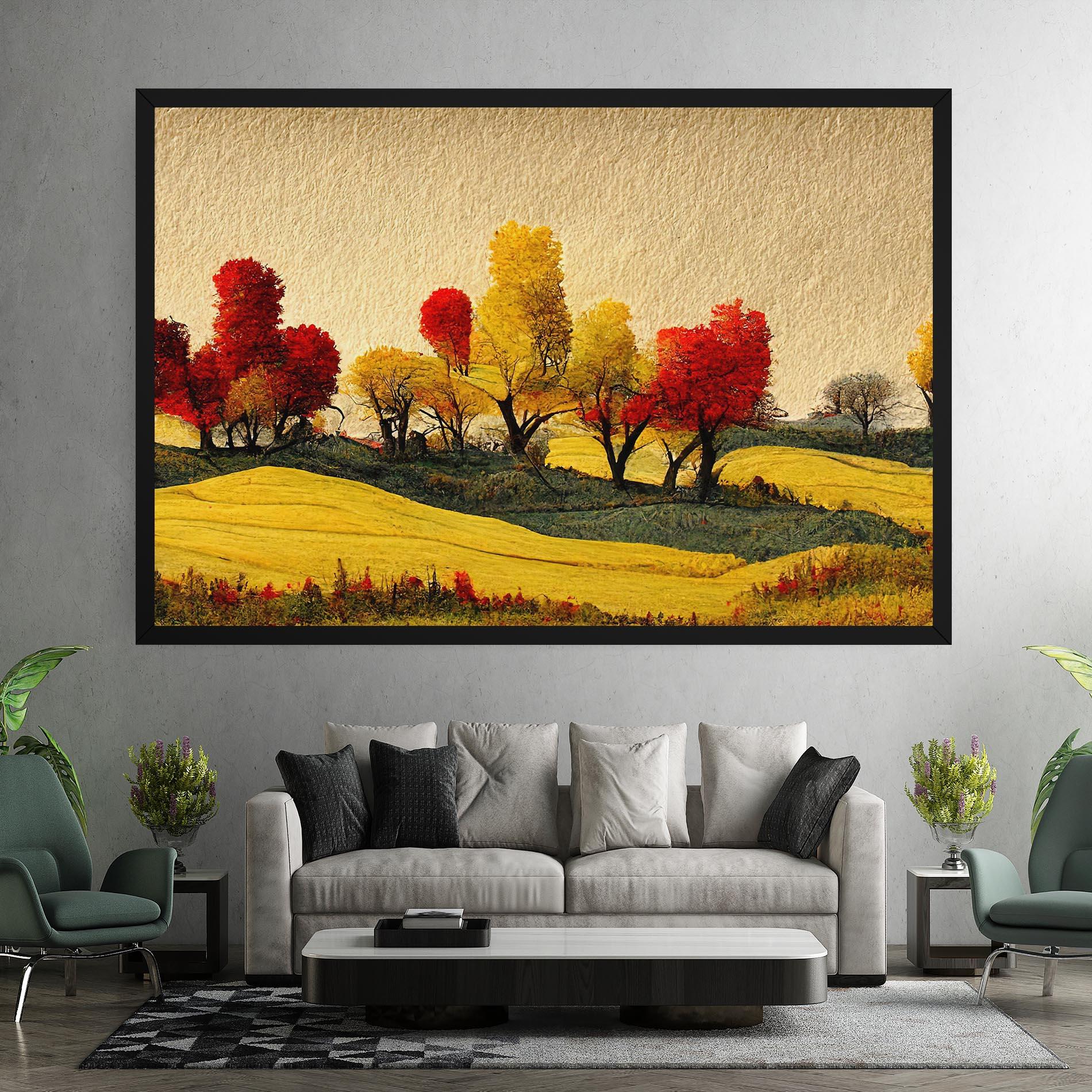 Tablou Canvas Autumn Paper Style mockup 7