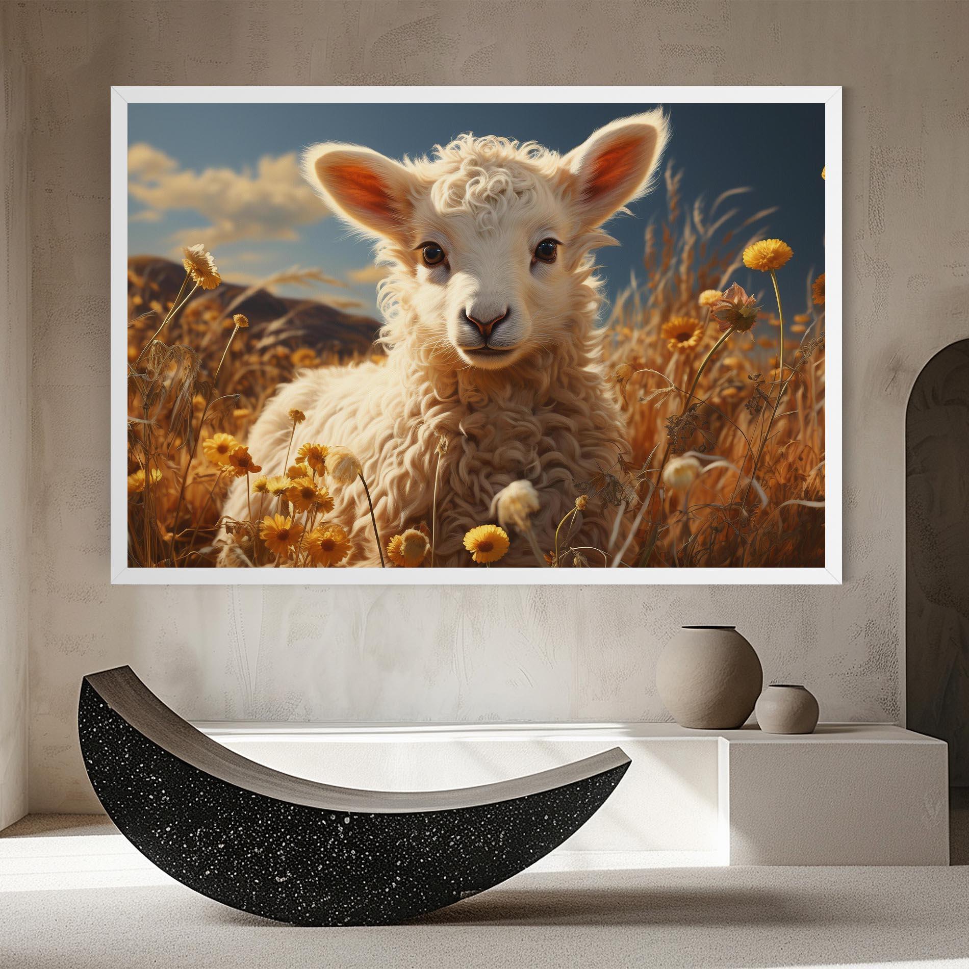 Tablou Canvas Animals Grazing mockup 8