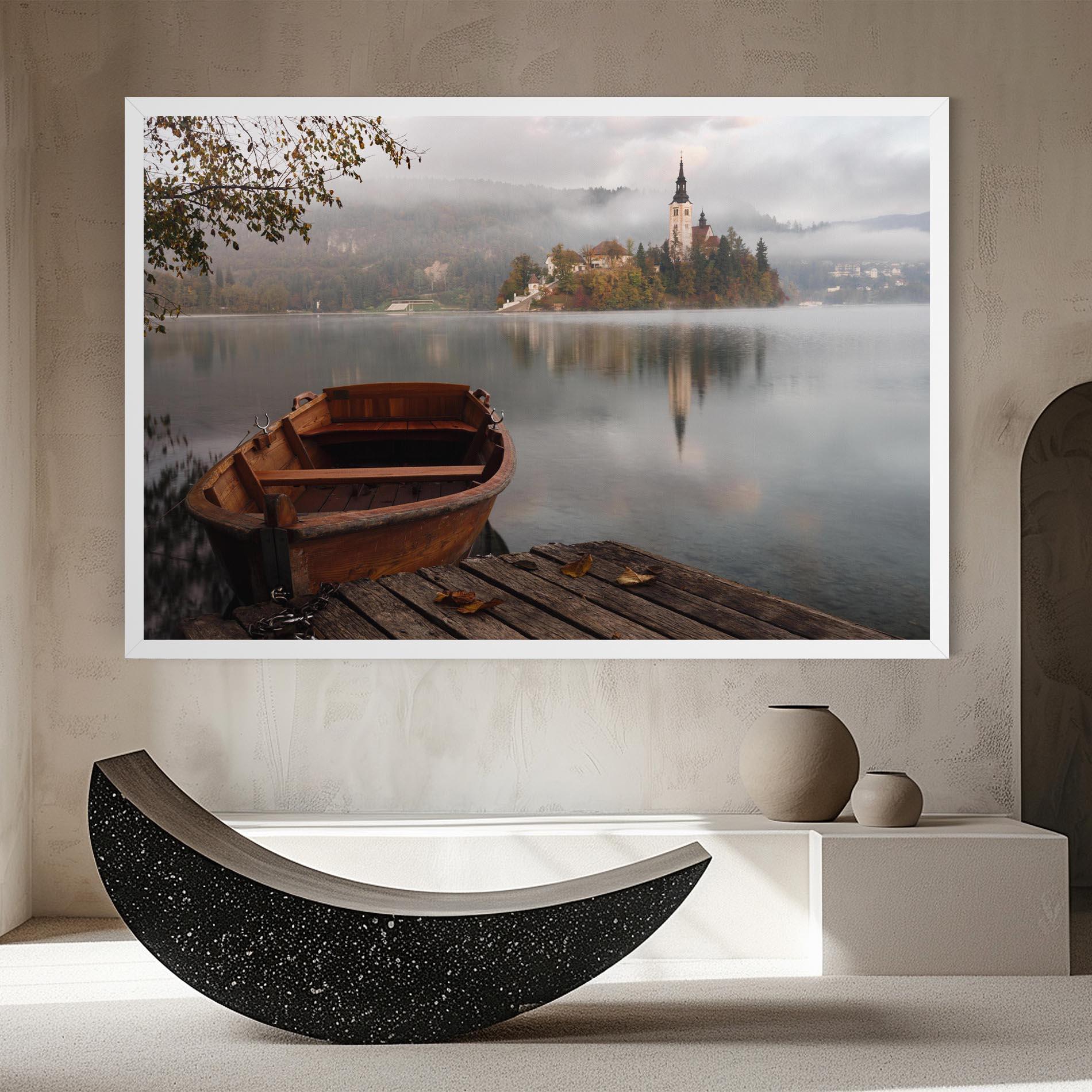 Tablou Canvas Lake Church mockup 8