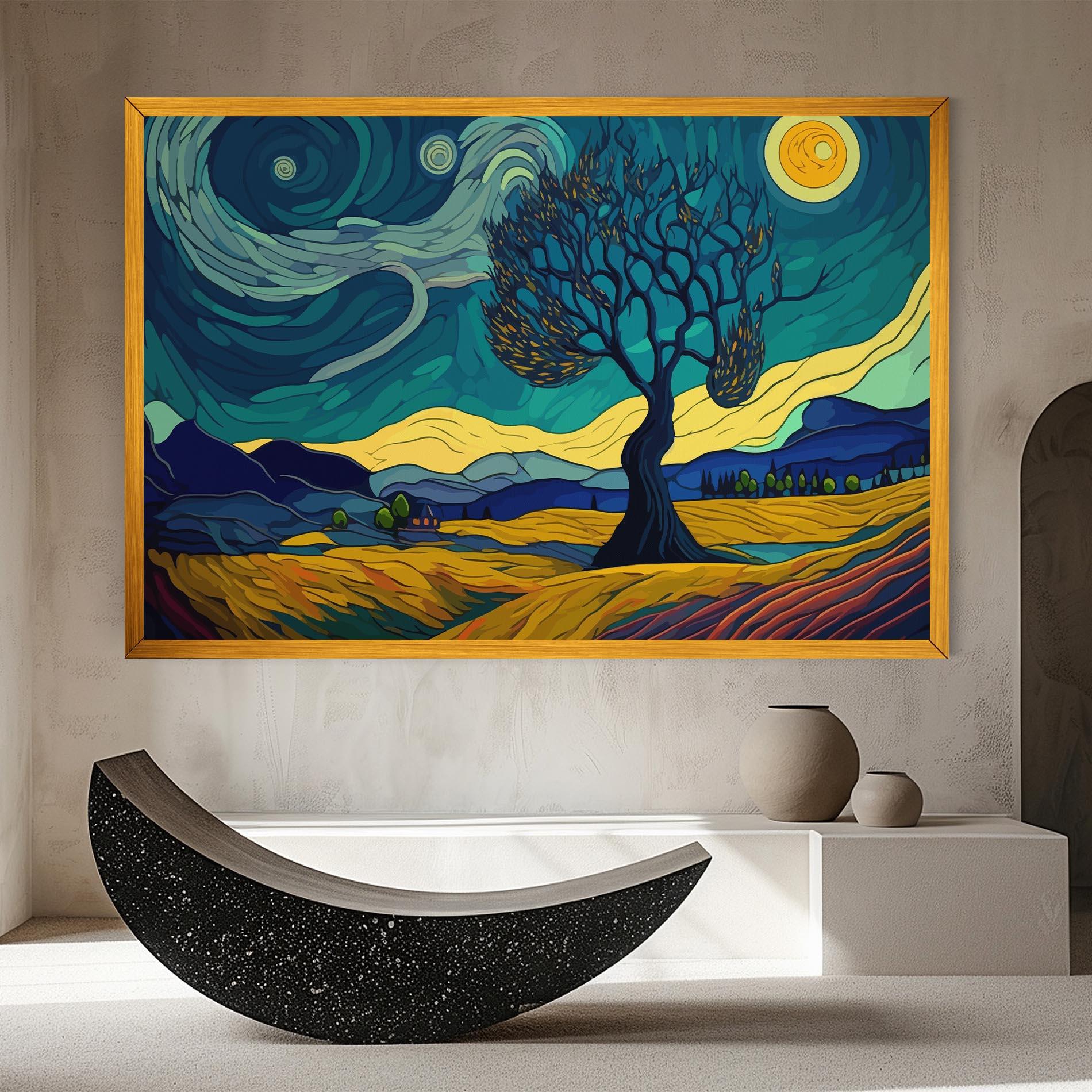 Tablou Canvas Abstract Rural Art mockup 8