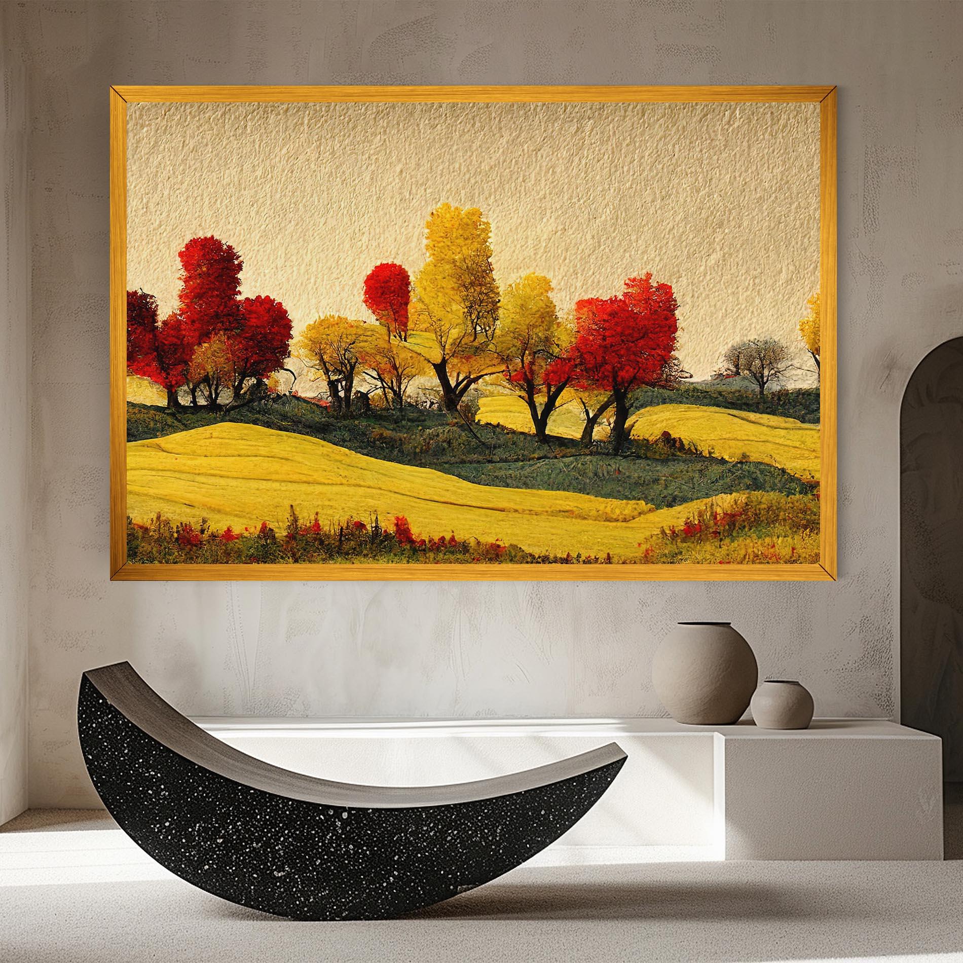 Tablou Canvas Autumn Paper Style mockup 8