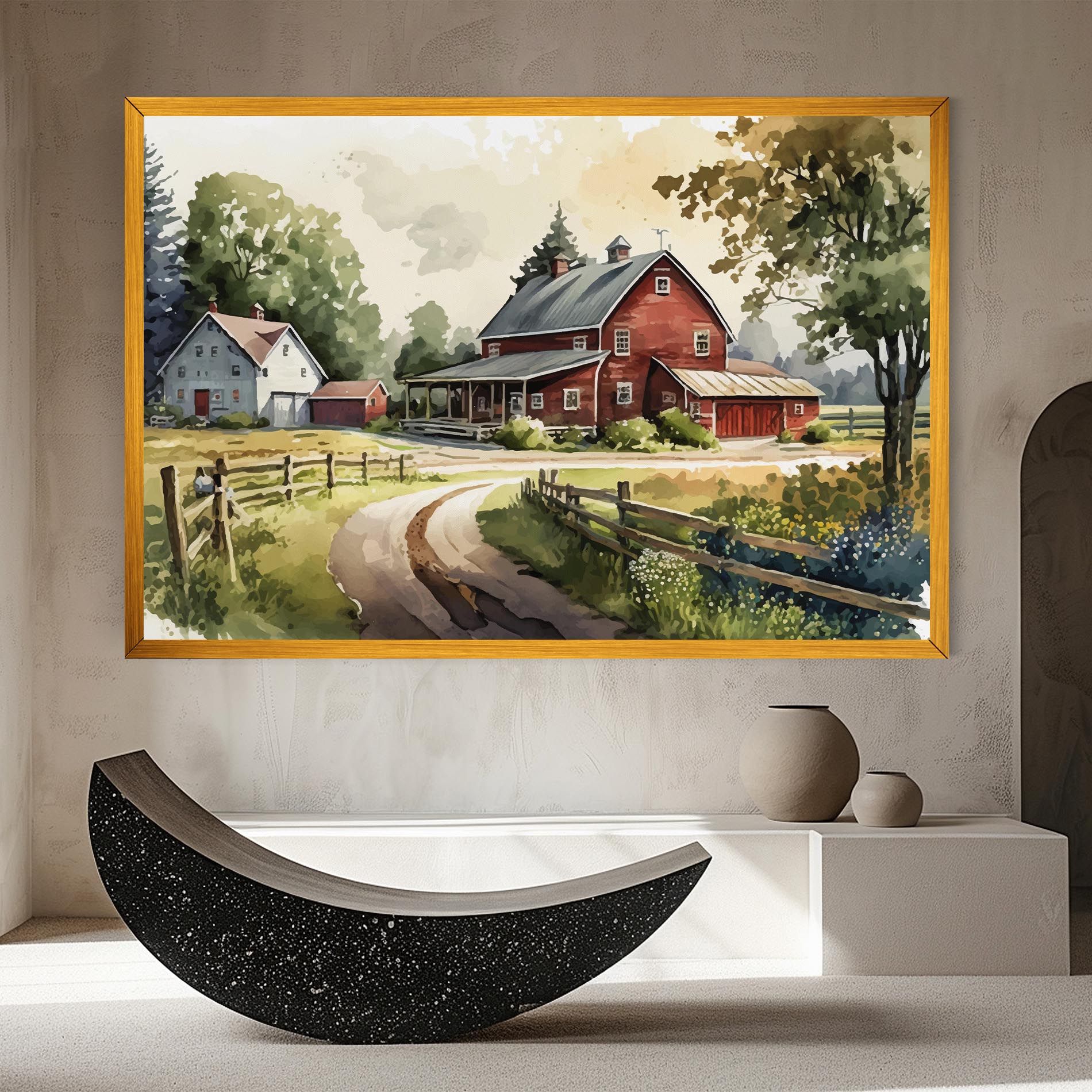 Farmhouse Painting mockup 8