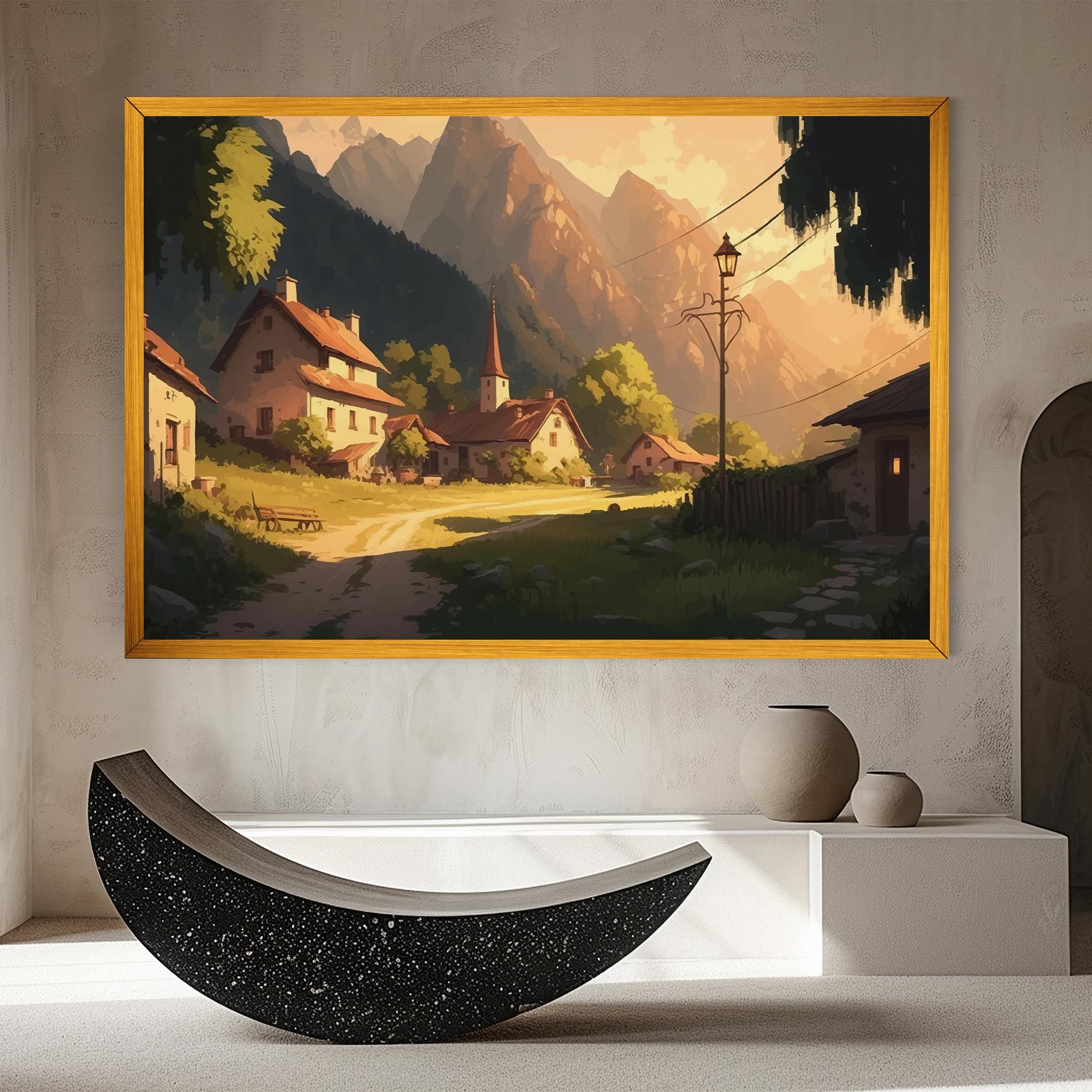 Grassy Village View mockup 8