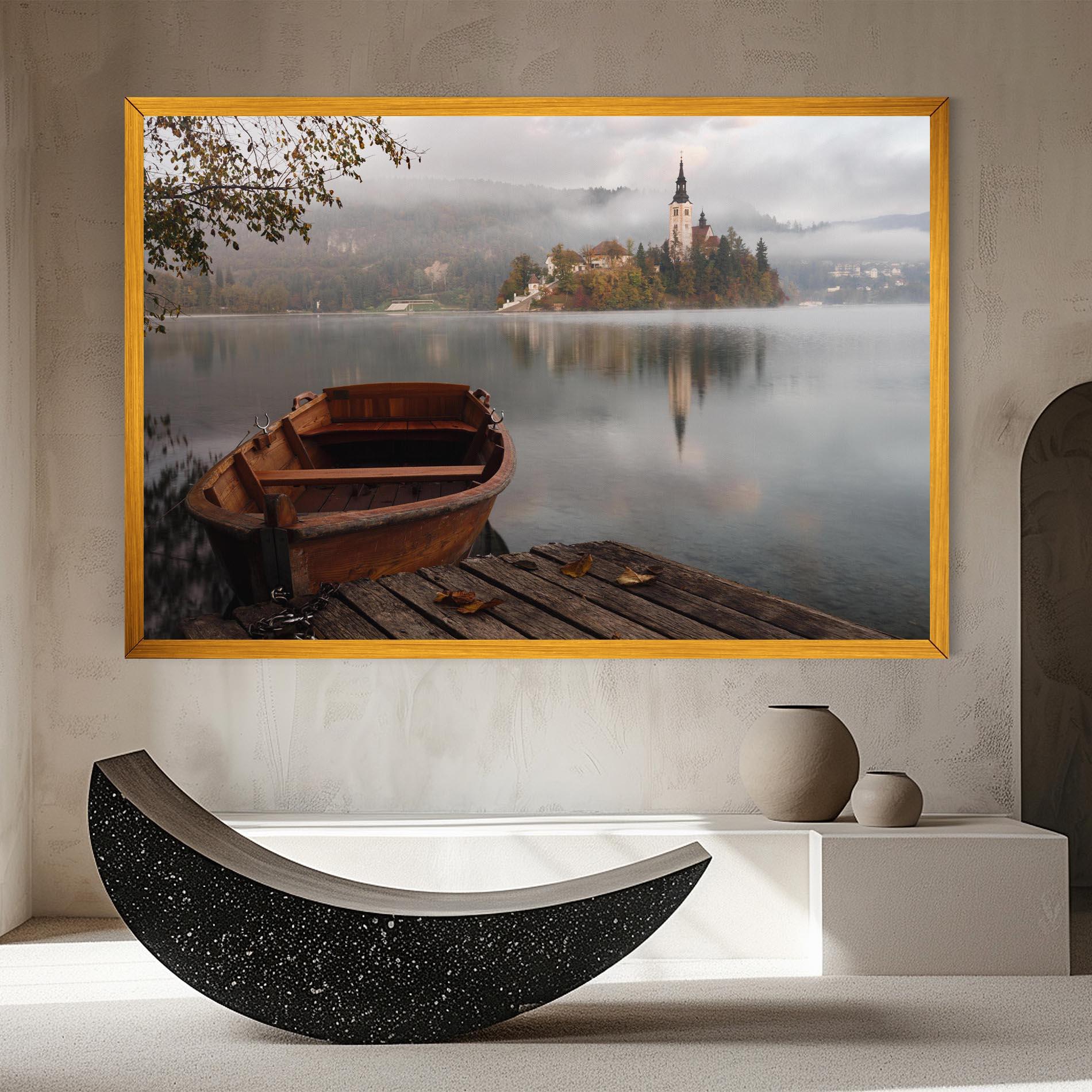 Tablou Canvas Lake Church mockup 8