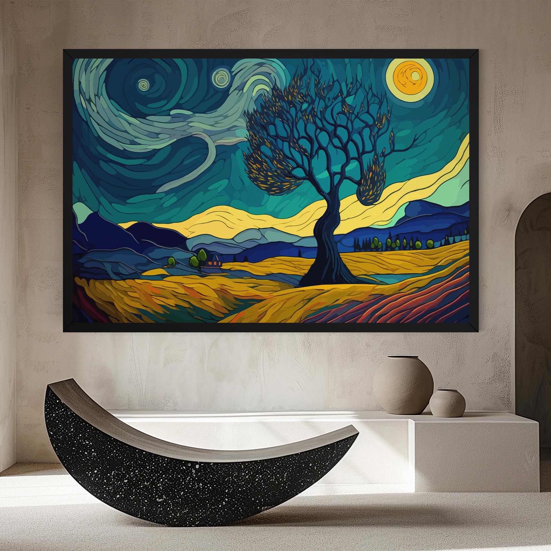 Abstract Rural Art mockup 8