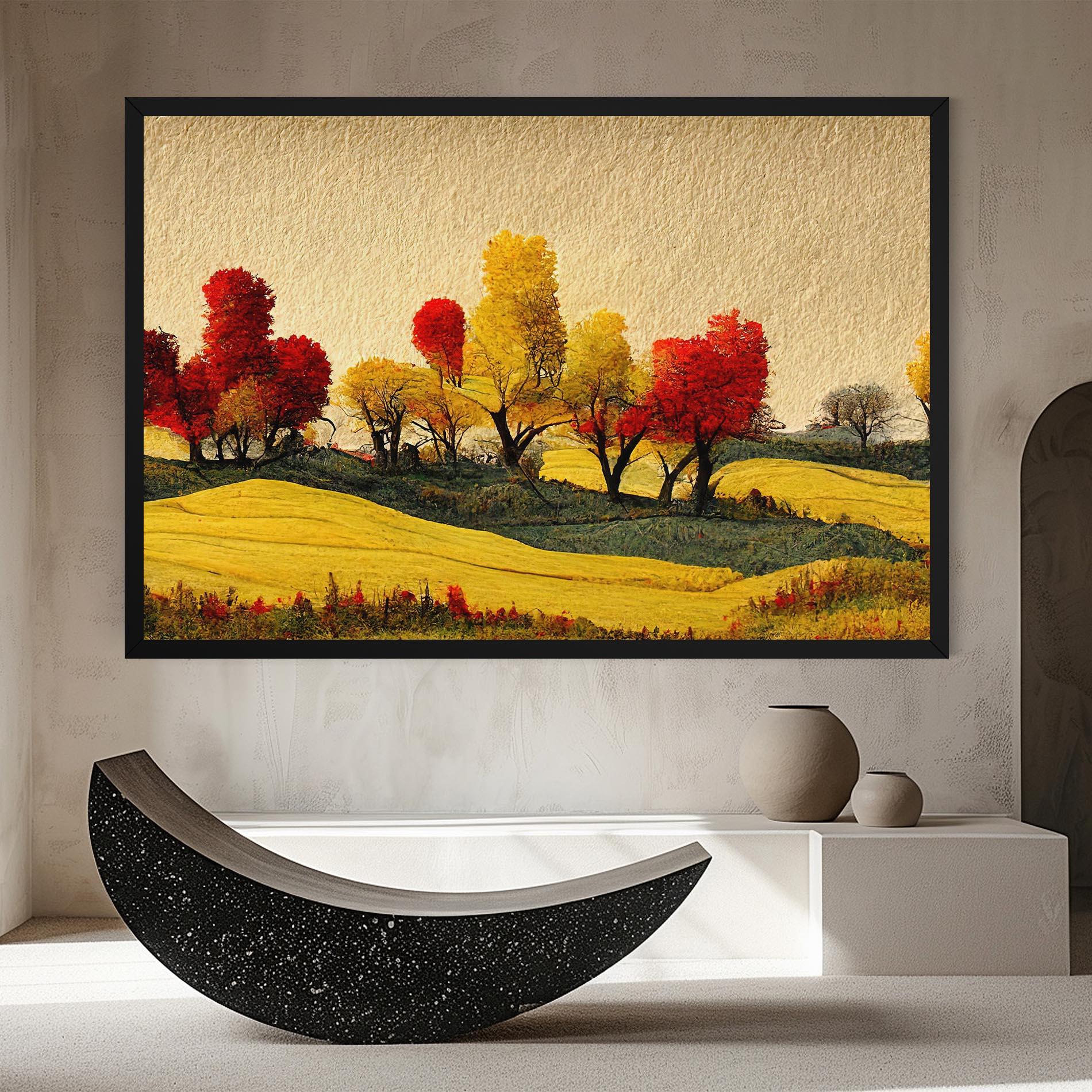 Tablou Canvas Autumn Paper Style mockup 8