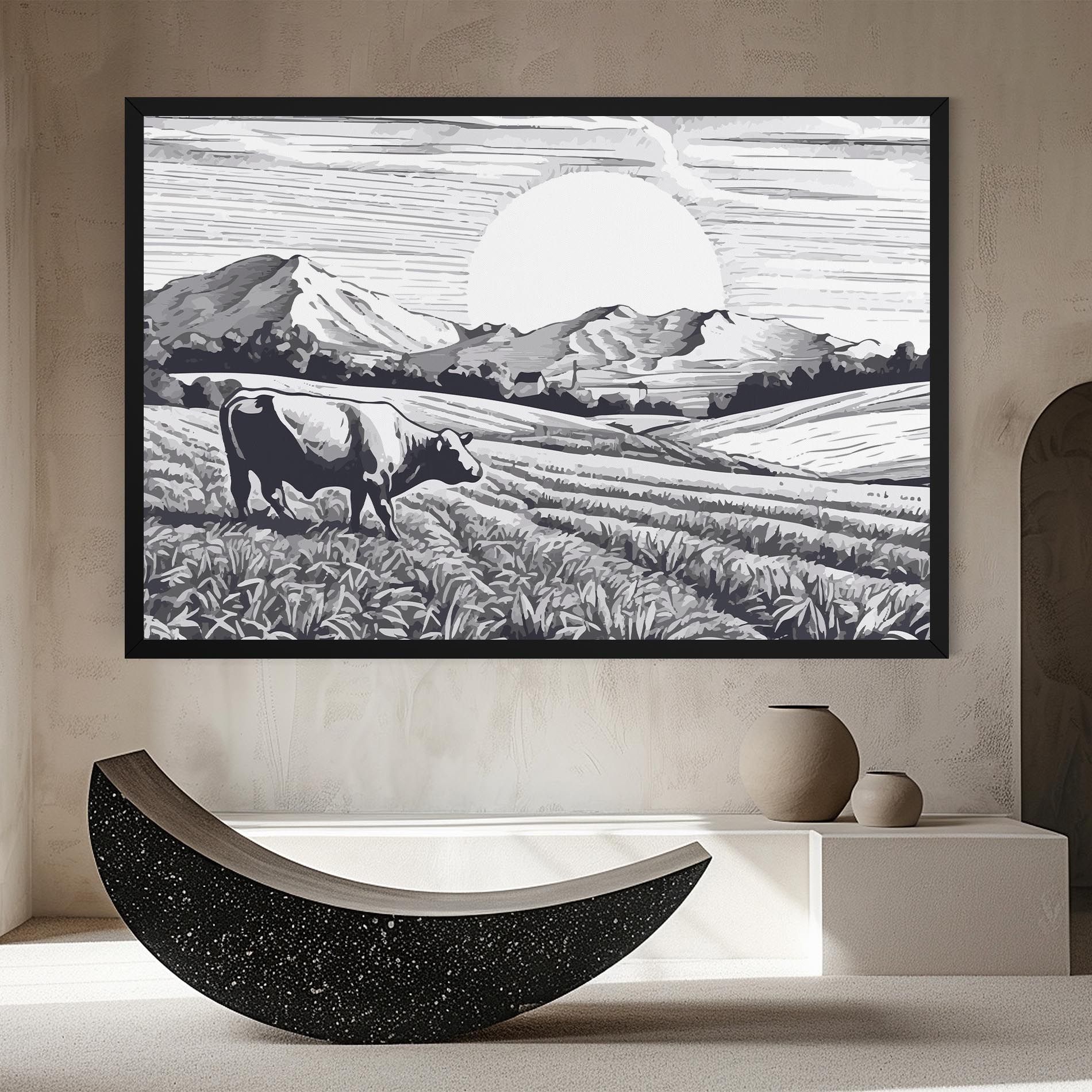 Cow Grey Ink mockup 8