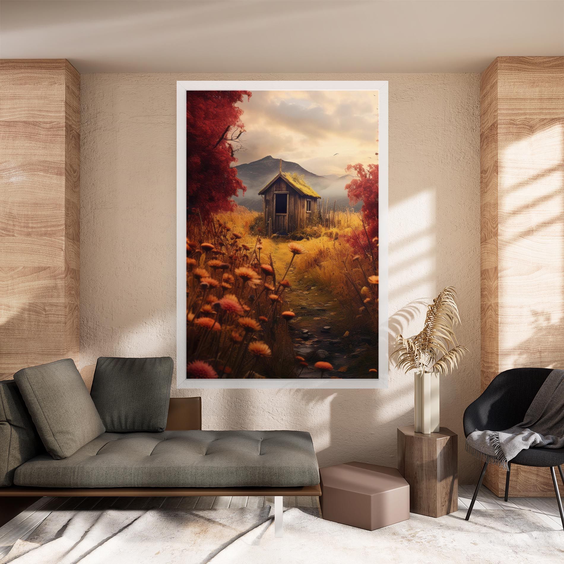 Small Cabin Field mockup 8