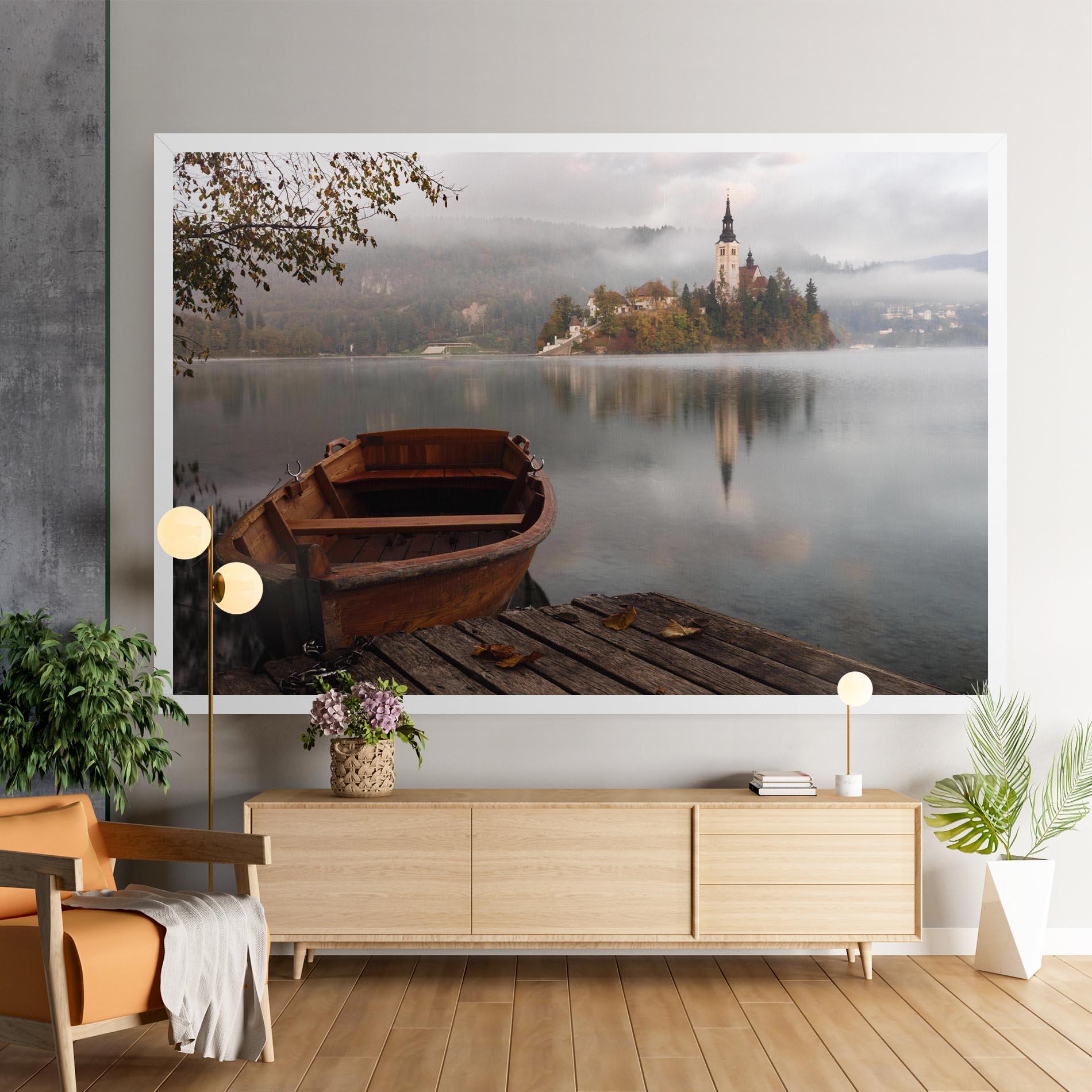 Tablou Canvas Lake Church mockup 9