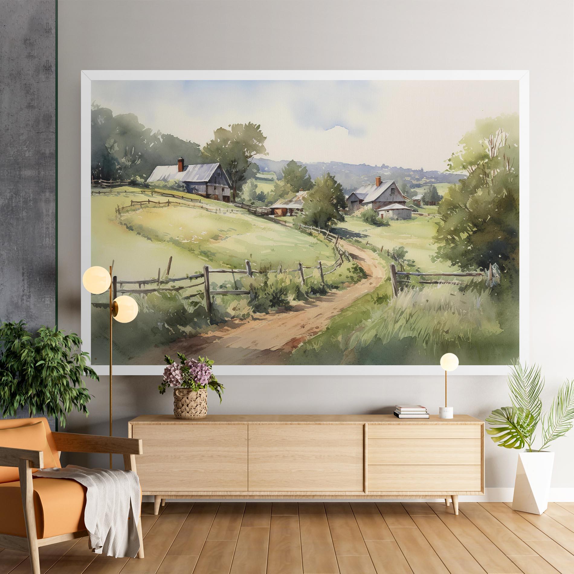Tablou Canvas Rural Farm mockup 9