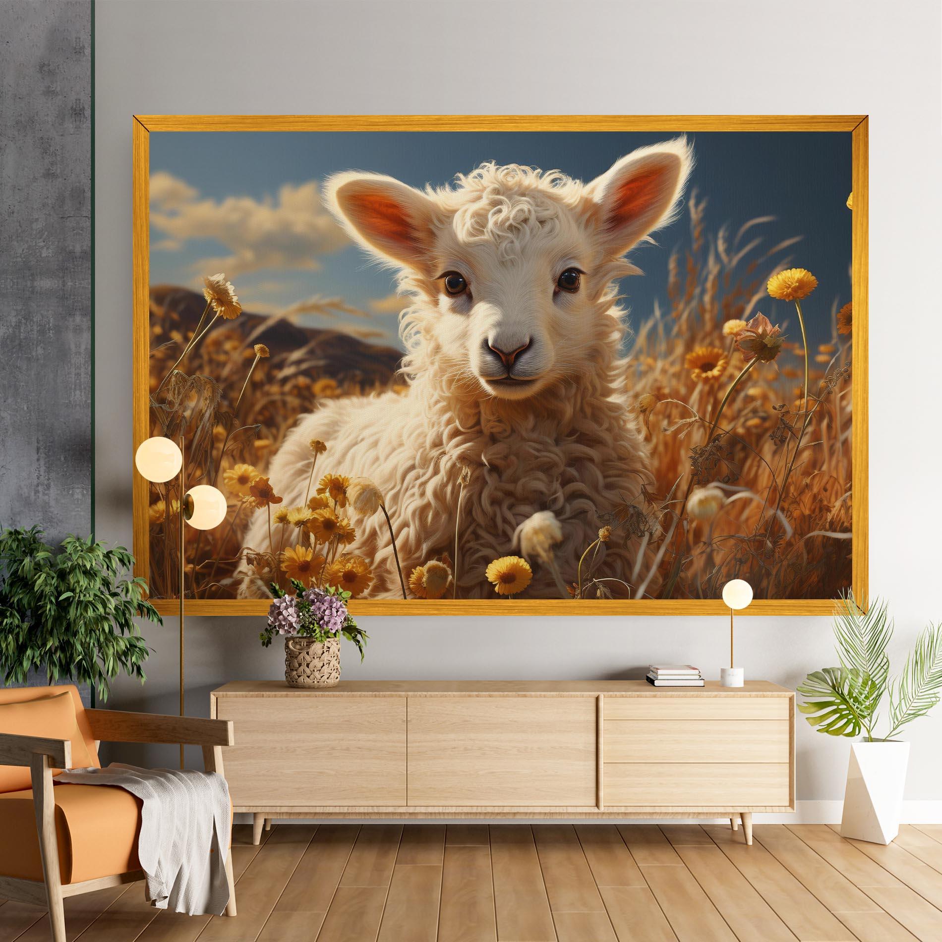 Tablou Canvas Animals Grazing mockup 9