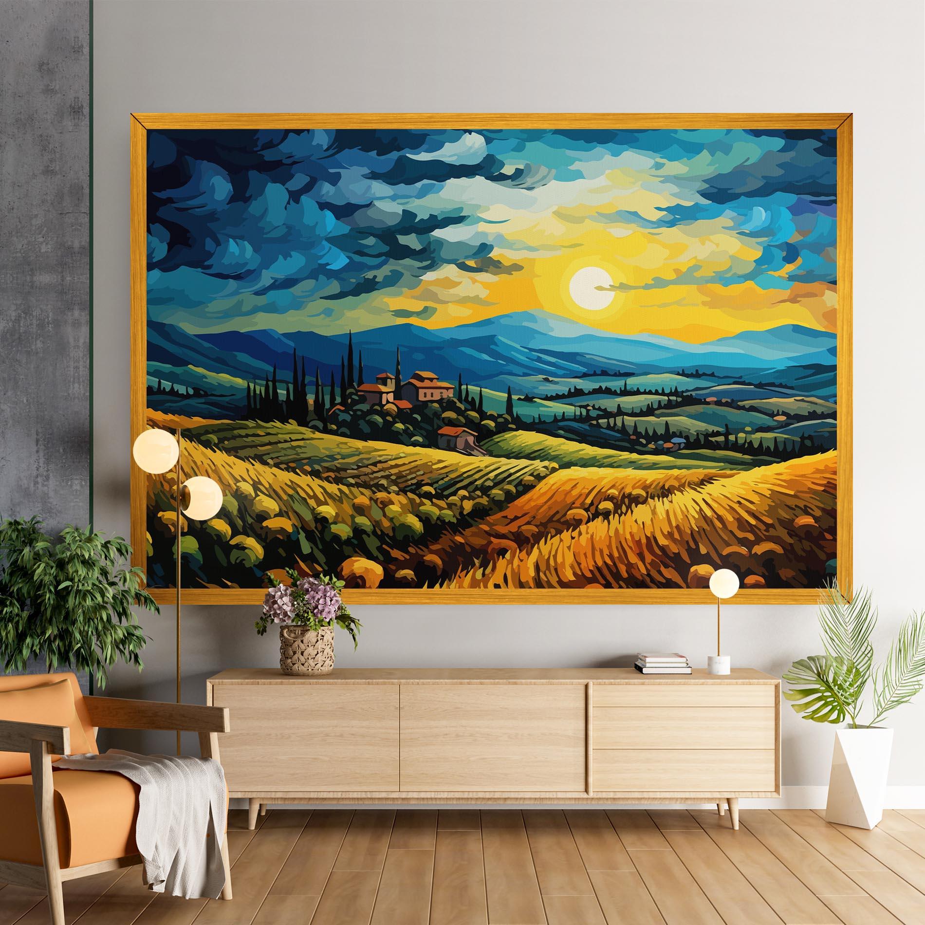 Tablou Canvas Rural Fantasy View mockup 9