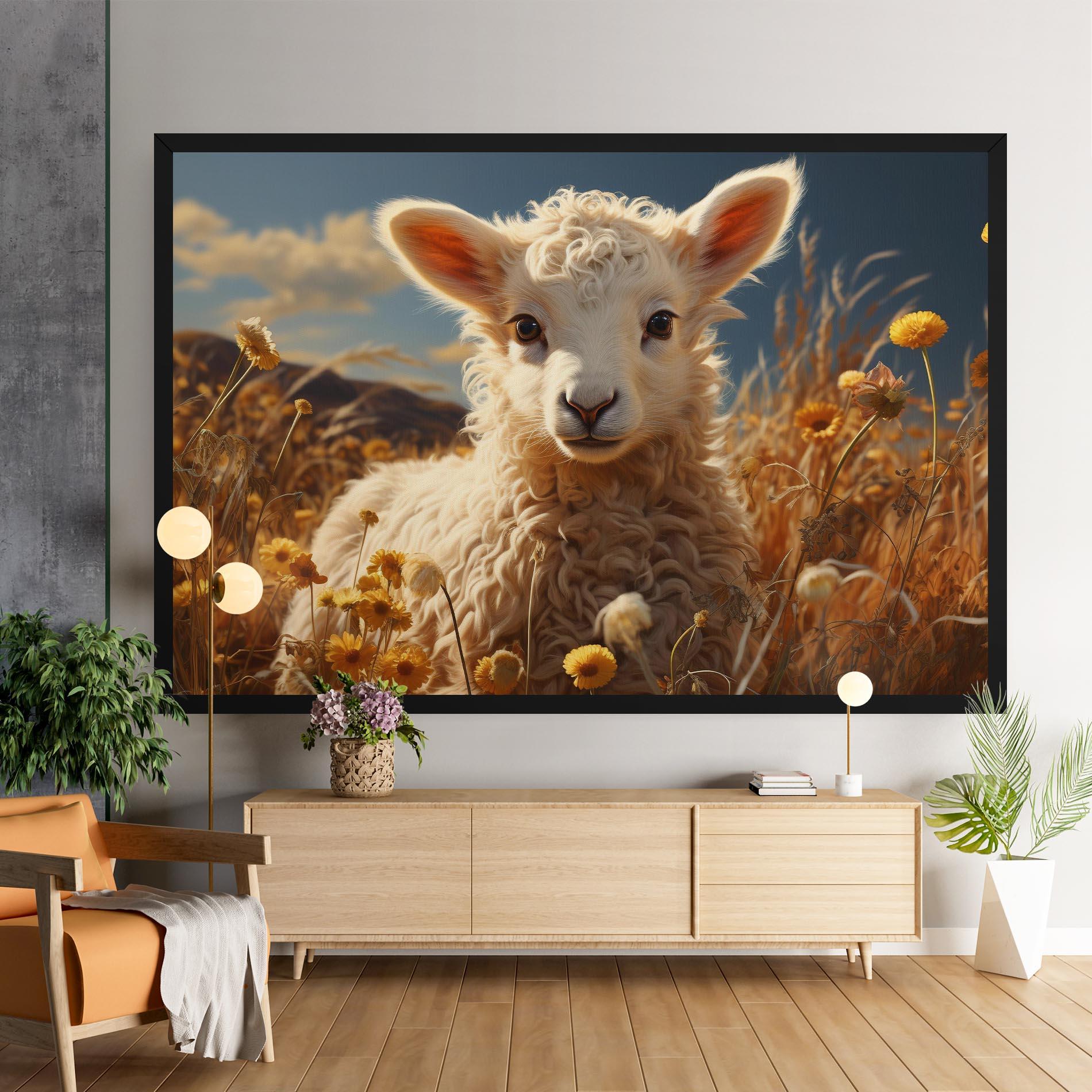 Tablou Canvas Animals Grazing mockup 9