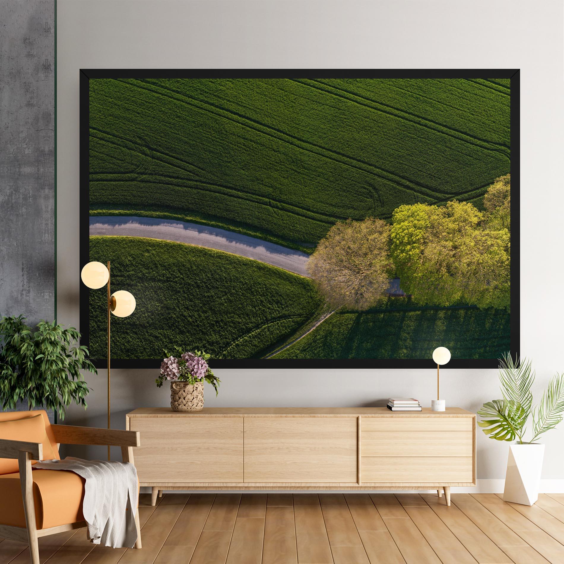 Tablou Canvas Green Road mockup 9