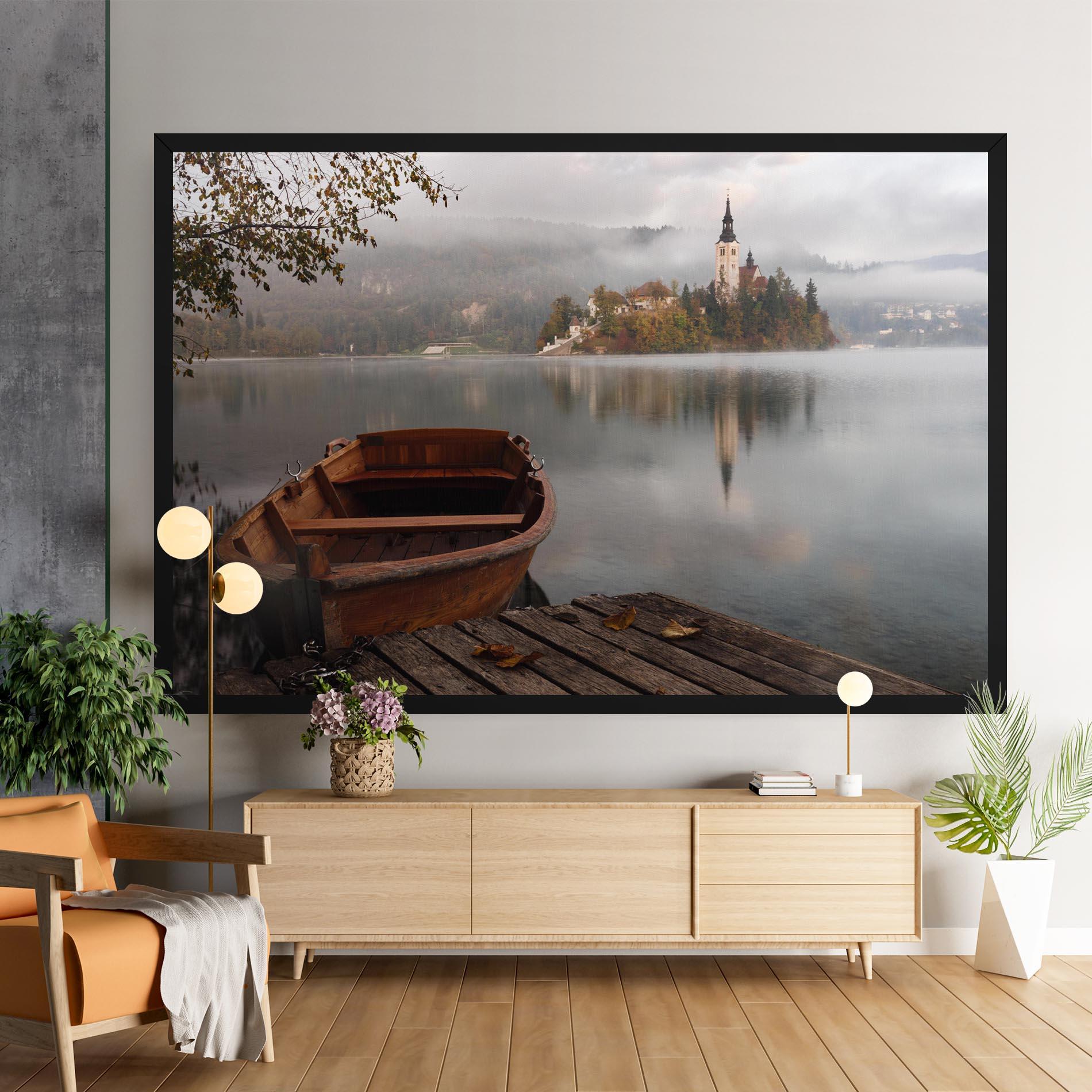 Tablou Canvas Lake Church mockup 9