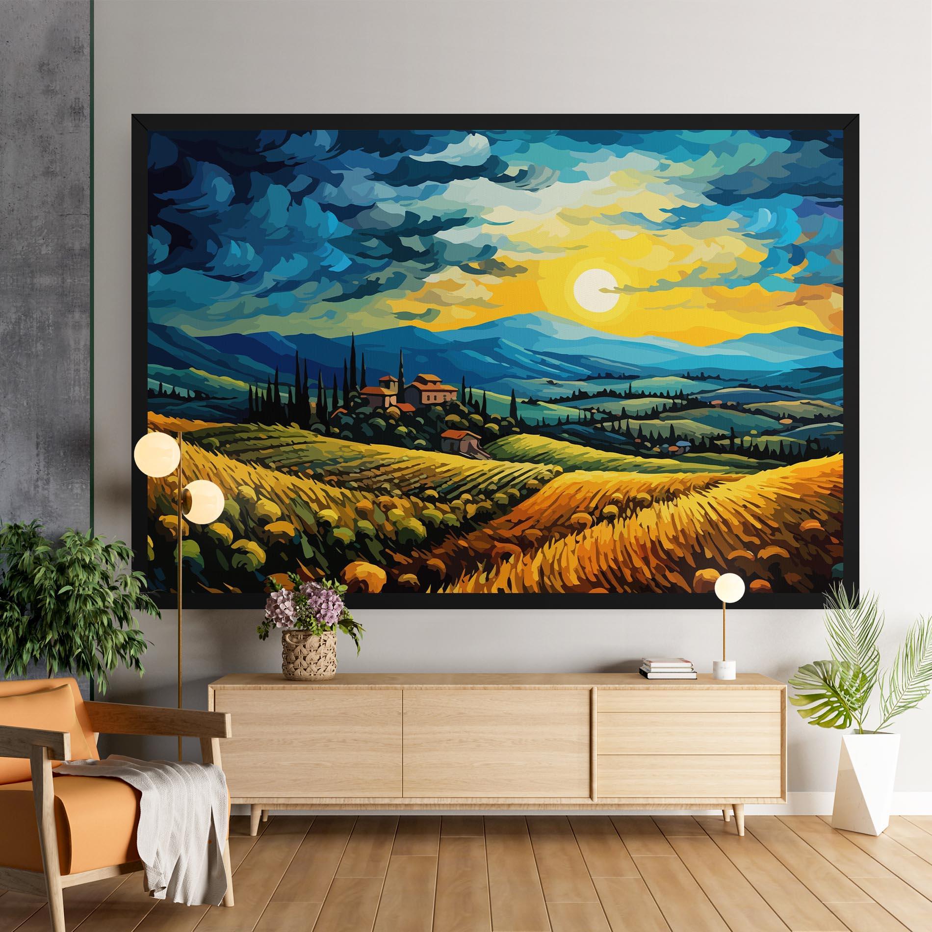 Tablou Canvas Rural Fantasy View mockup 9