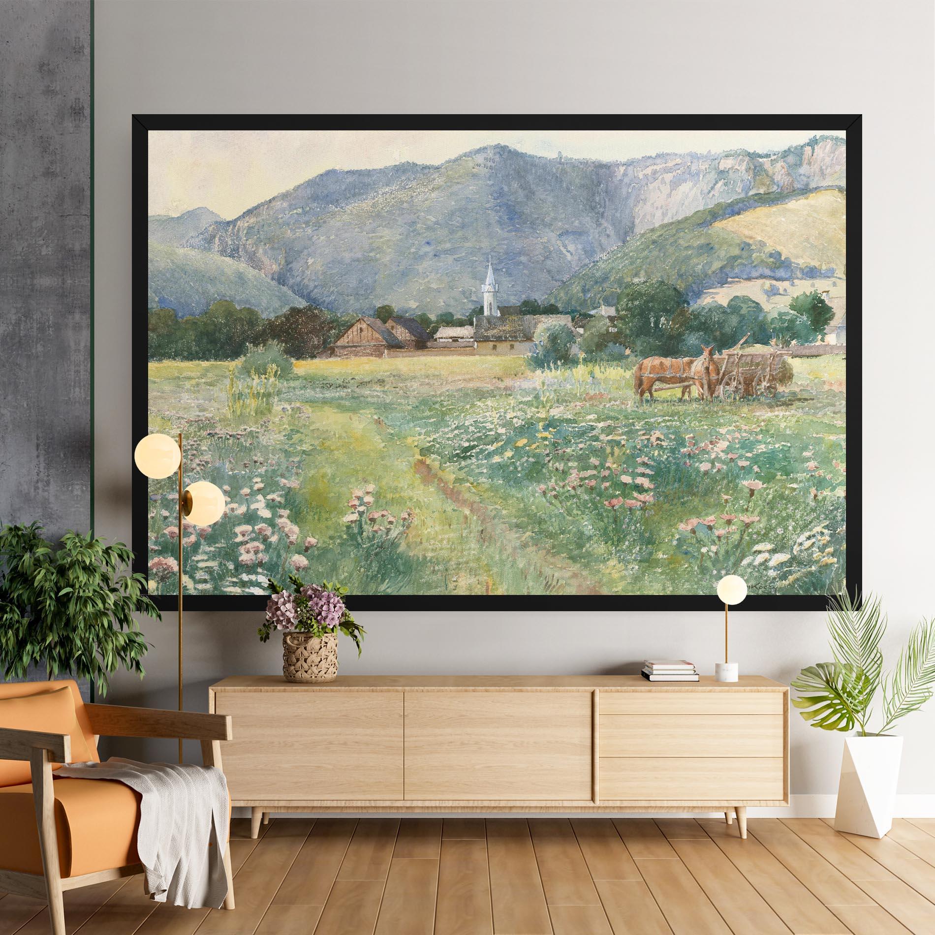 Tablou Canvas Rural Painting Art mockup 9