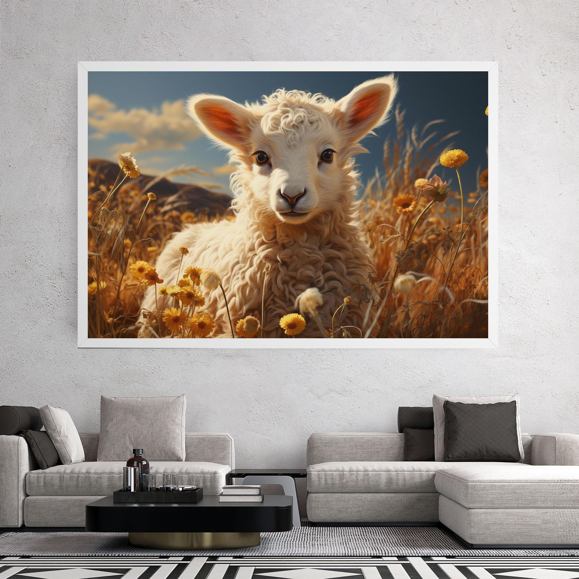 Tablou Canvas Animals Grazing mockup 2