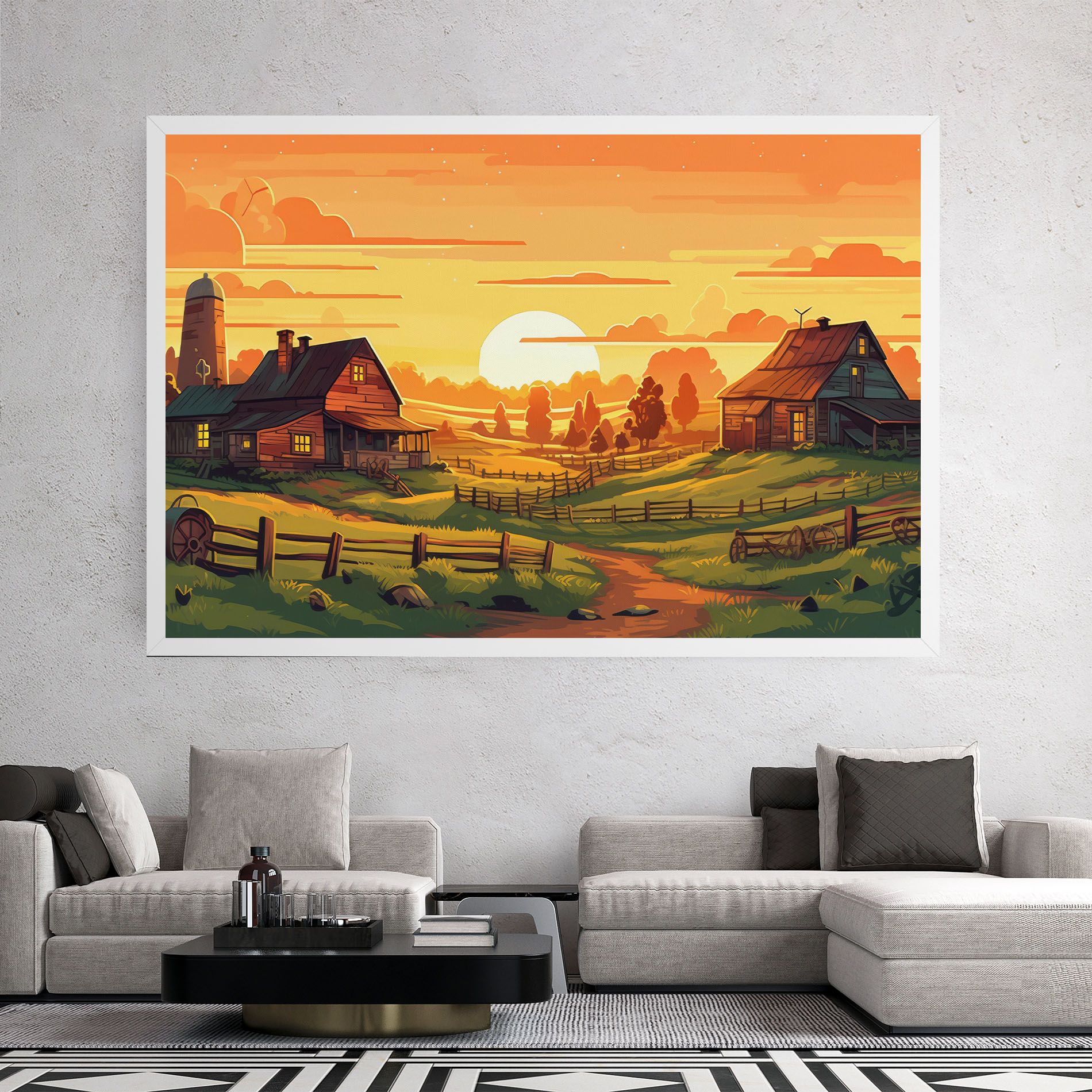 Farmhouse Sunlight mockup 2