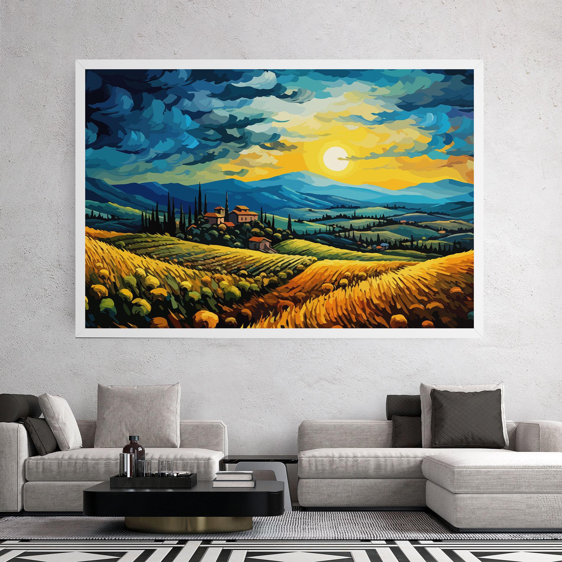 Tablou Canvas Rural Fantasy View mockup 2