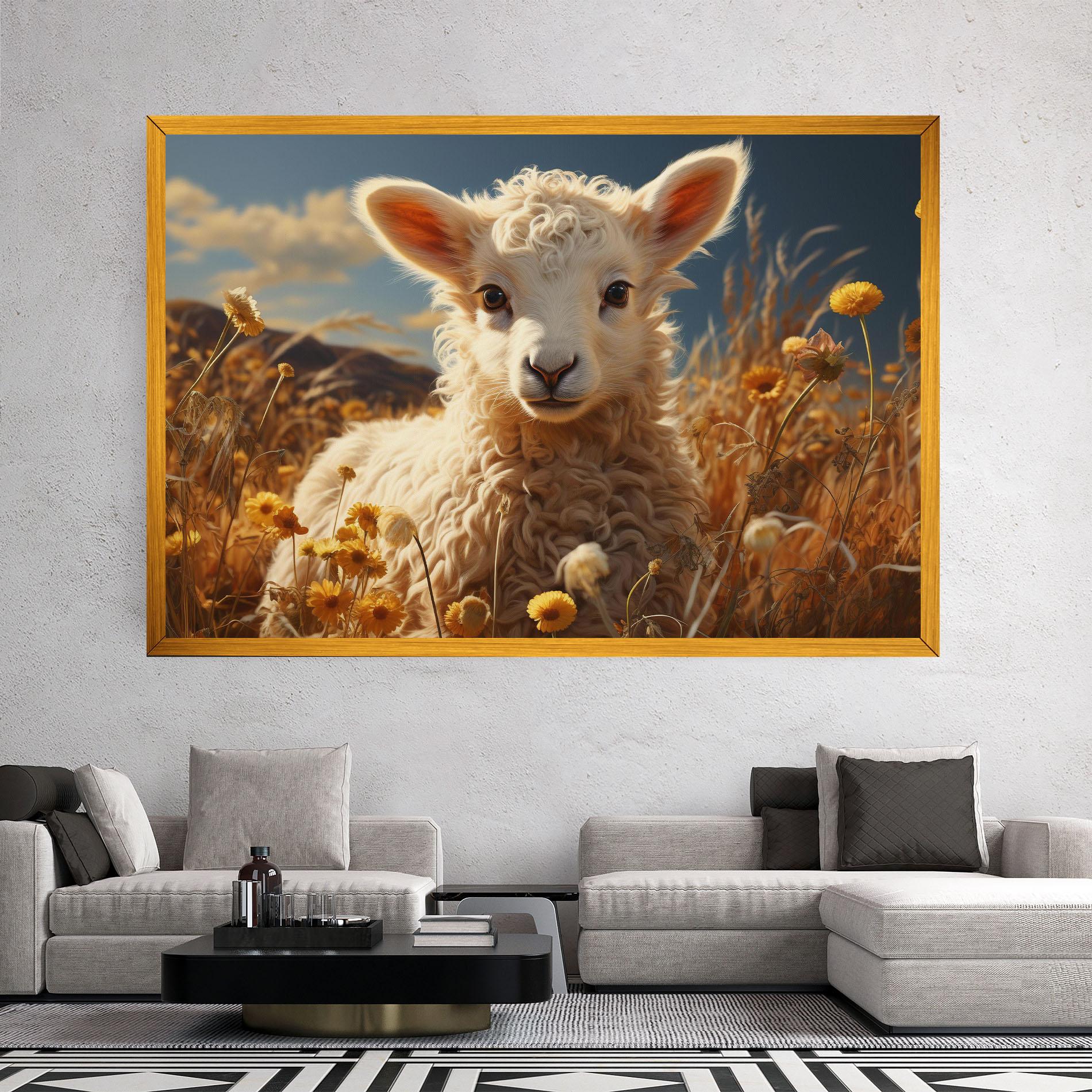 Tablou Canvas Animals Grazing mockup 2