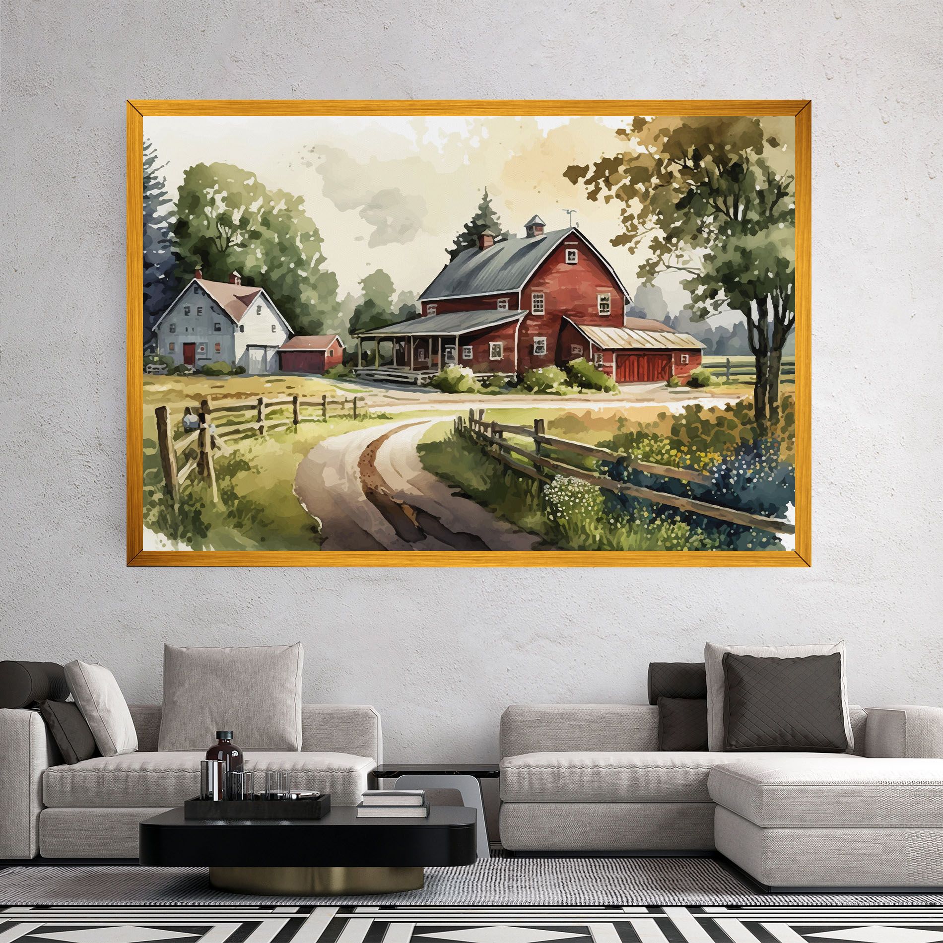 Farmhouse Painting mockup 2