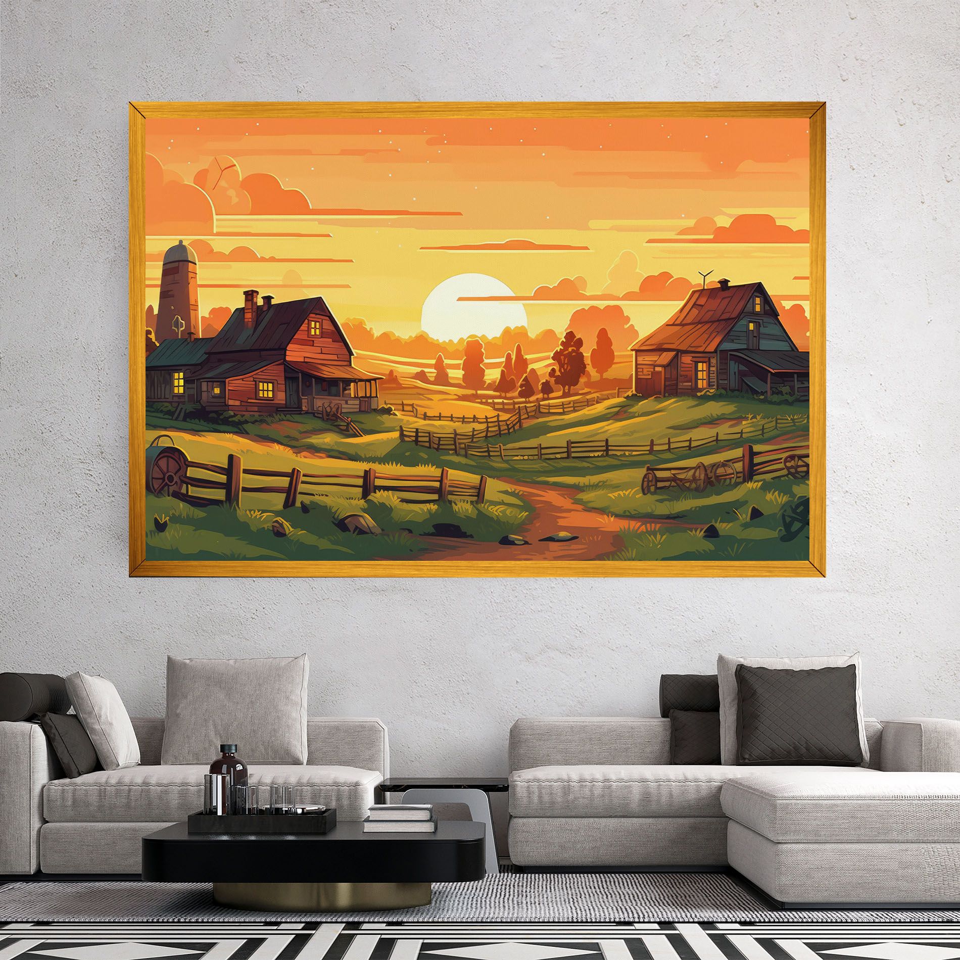 Farmhouse Sunlight mockup 2