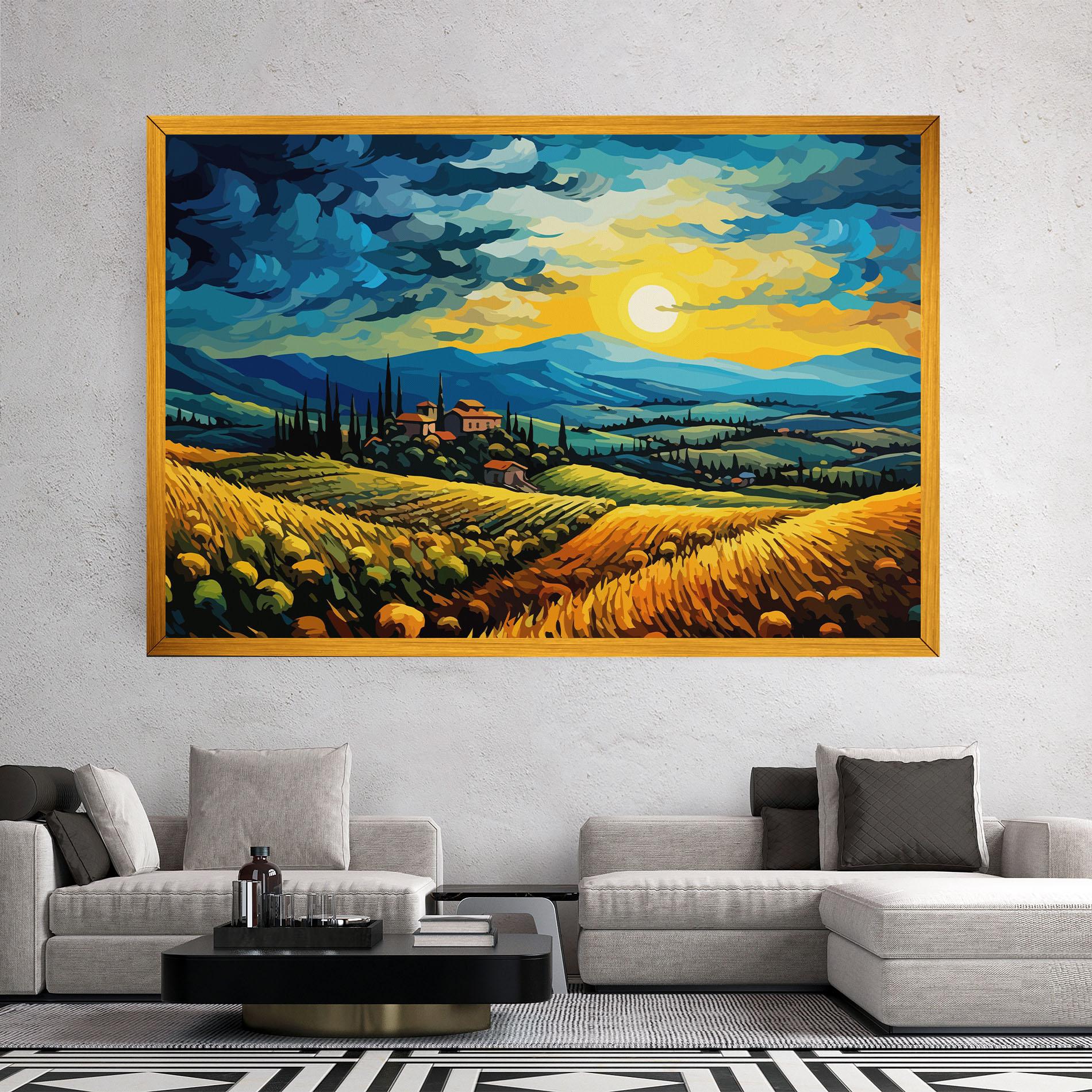 Tablou Canvas Rural Fantasy View mockup 2