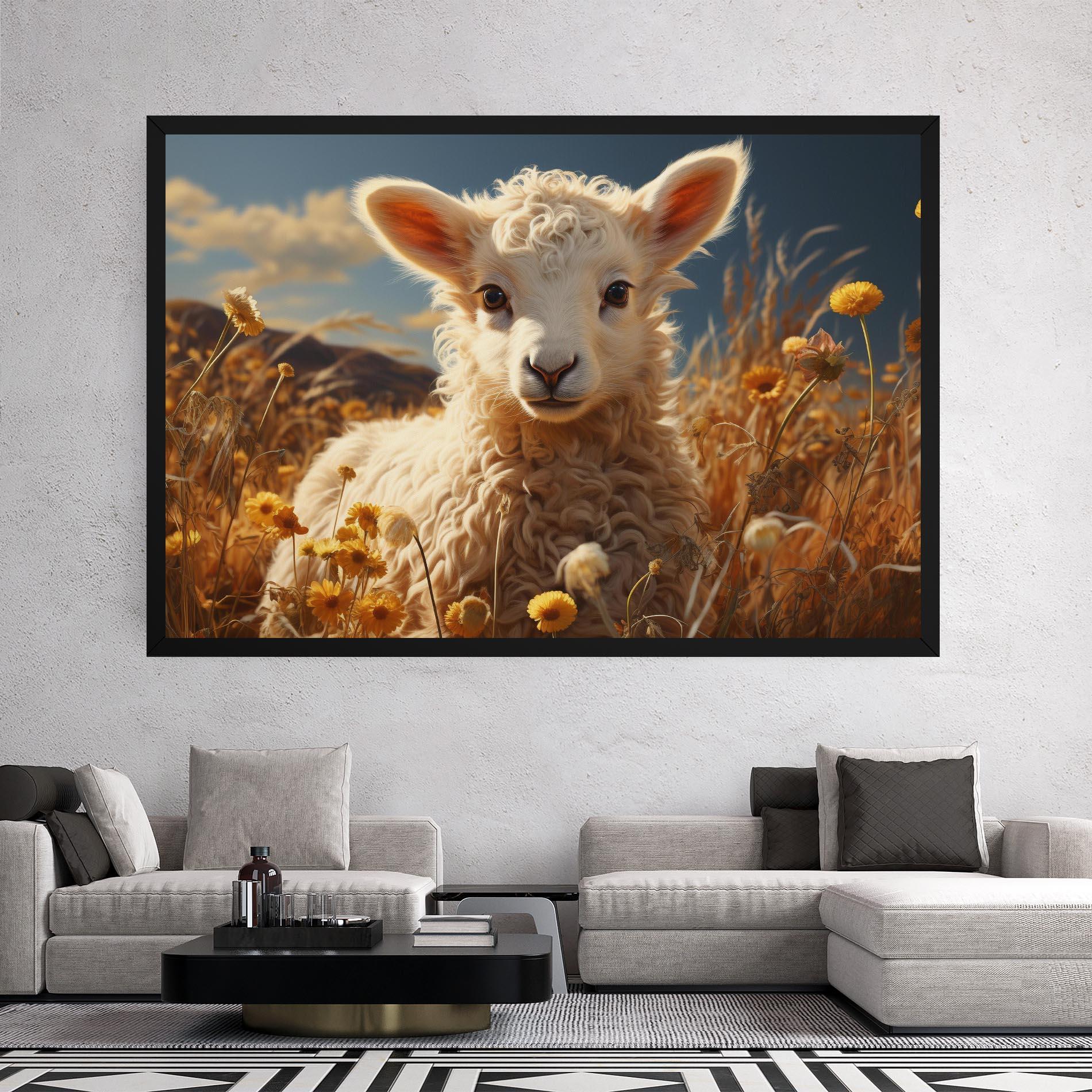 Tablou Canvas Animals Grazing mockup 2