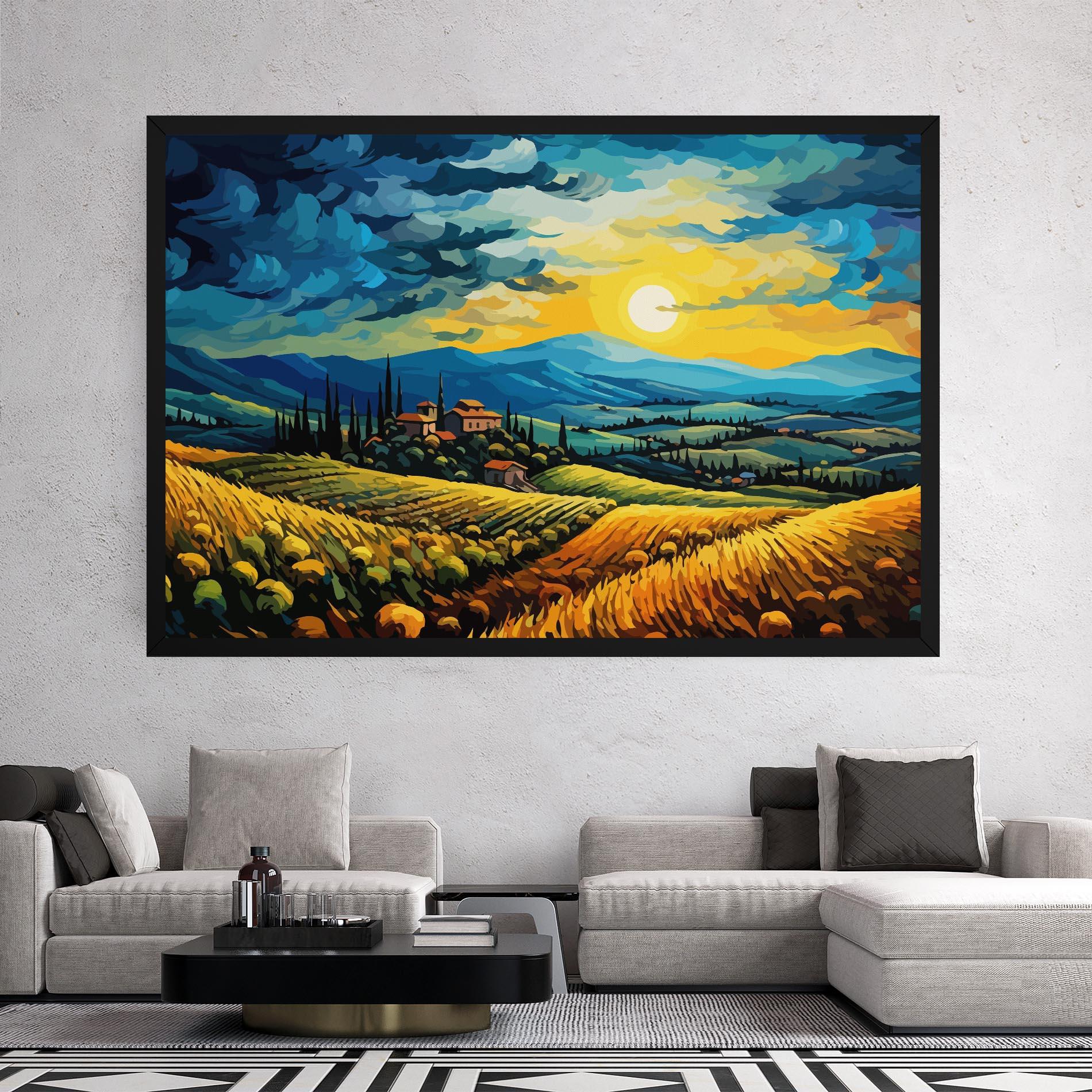 Tablou Canvas Rural Fantasy View mockup 2