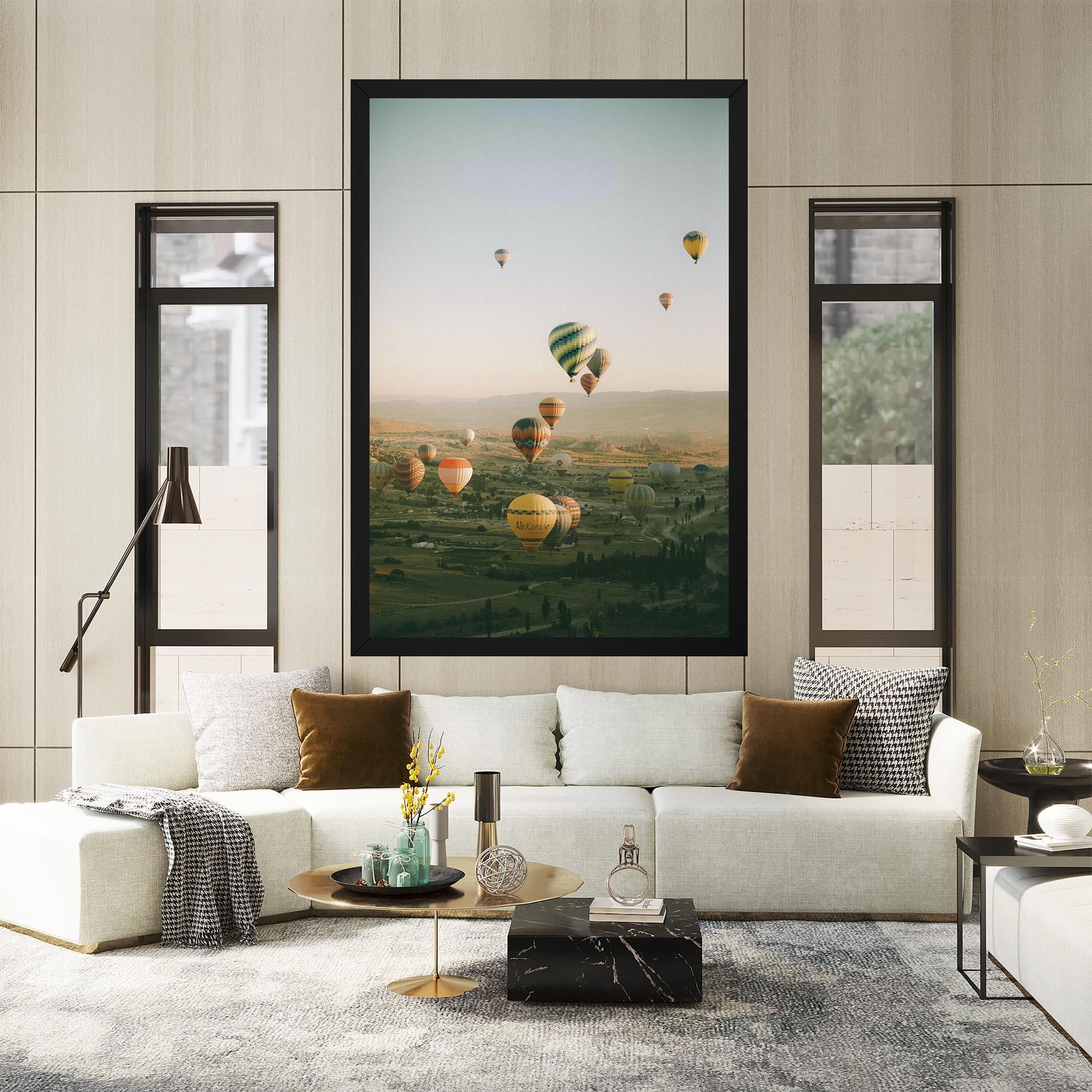 Tablou Canvas Hot Ballons mockup 2