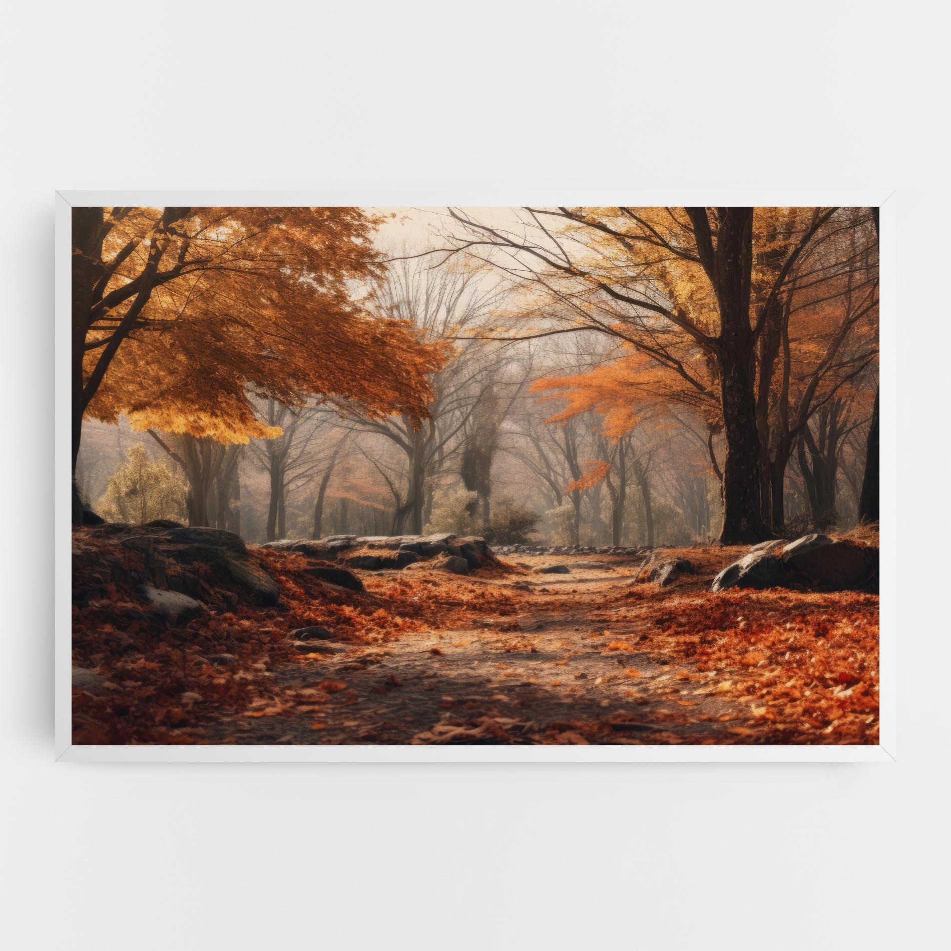 Tablou Canvas Autumn Forest mockup 0