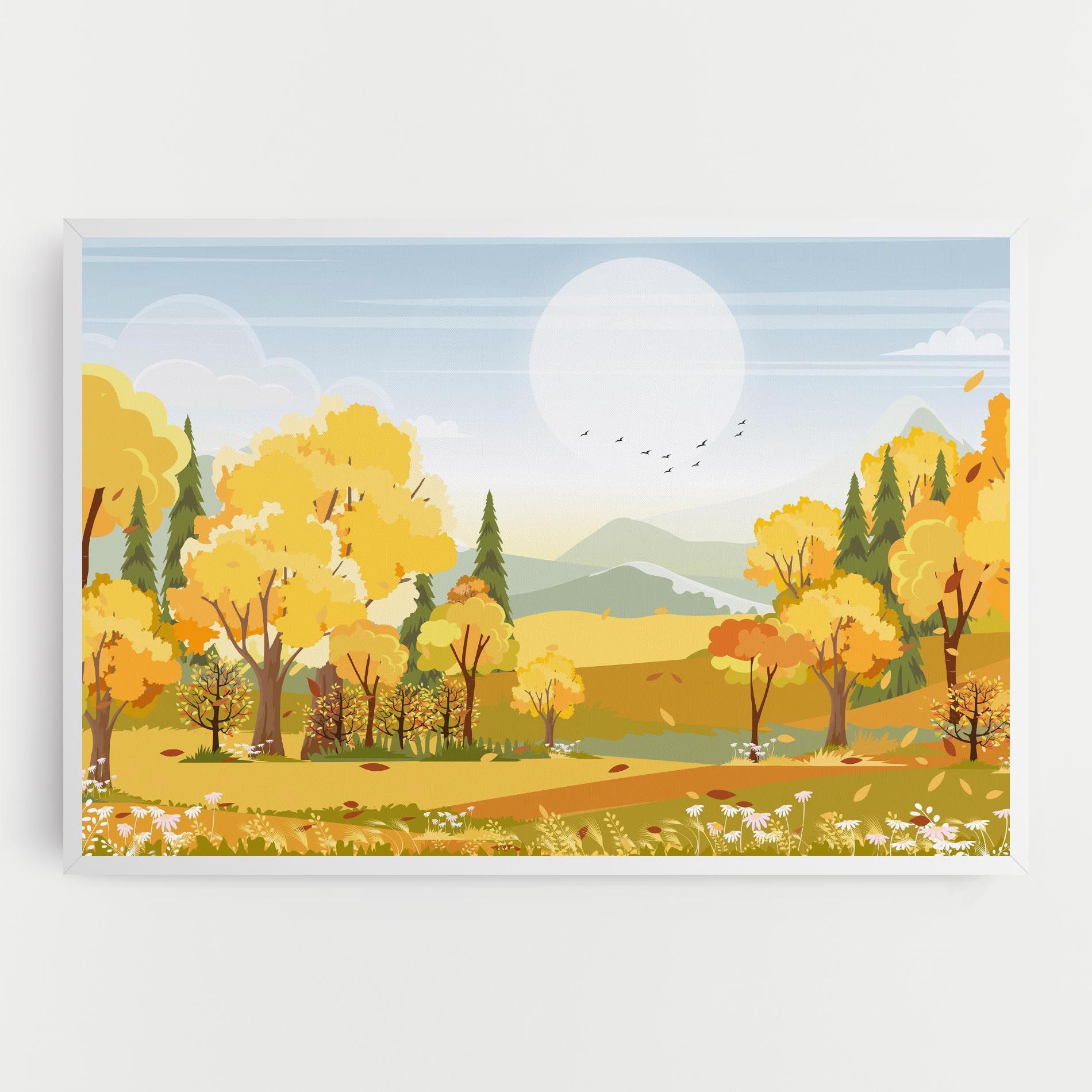 Autumn Yellow View mockup 0
