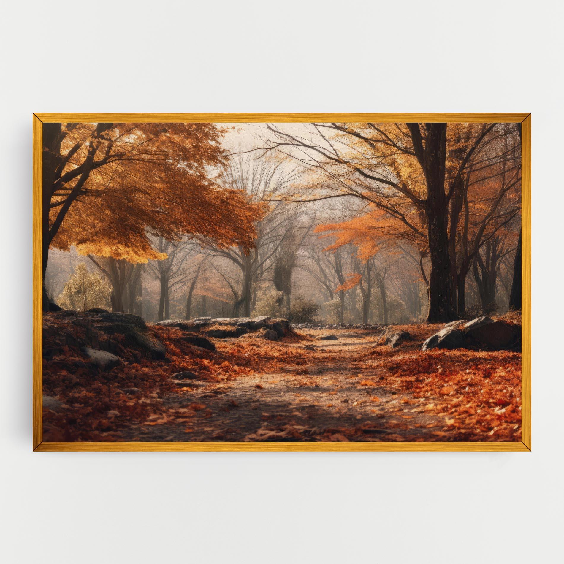 Tablou Canvas Autumn Forest mockup 0