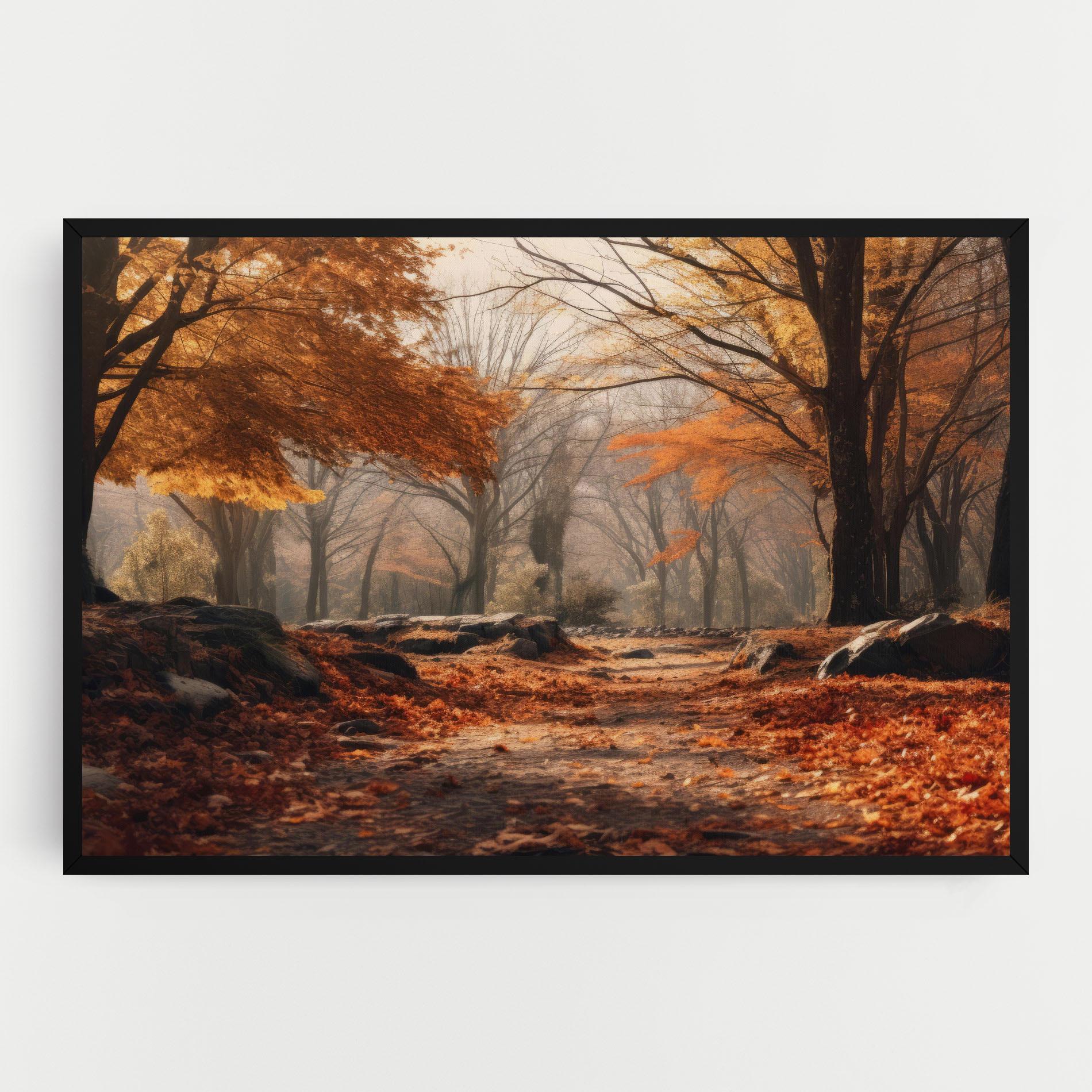 Tablou Canvas Autumn Forest mockup 0