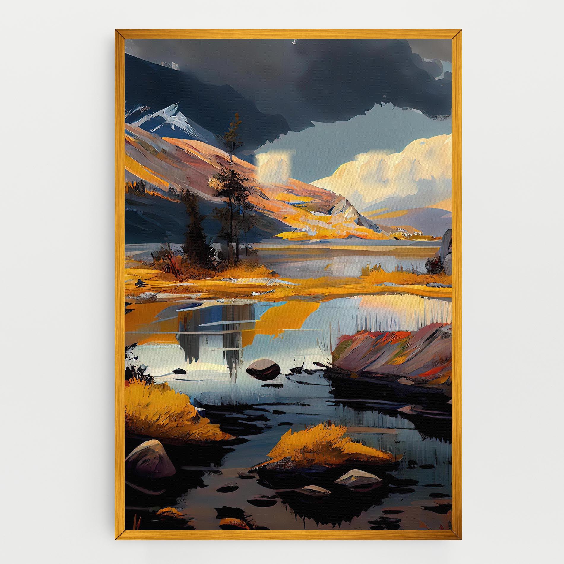 Tablou Canvas Autumn Landscape mockup 0