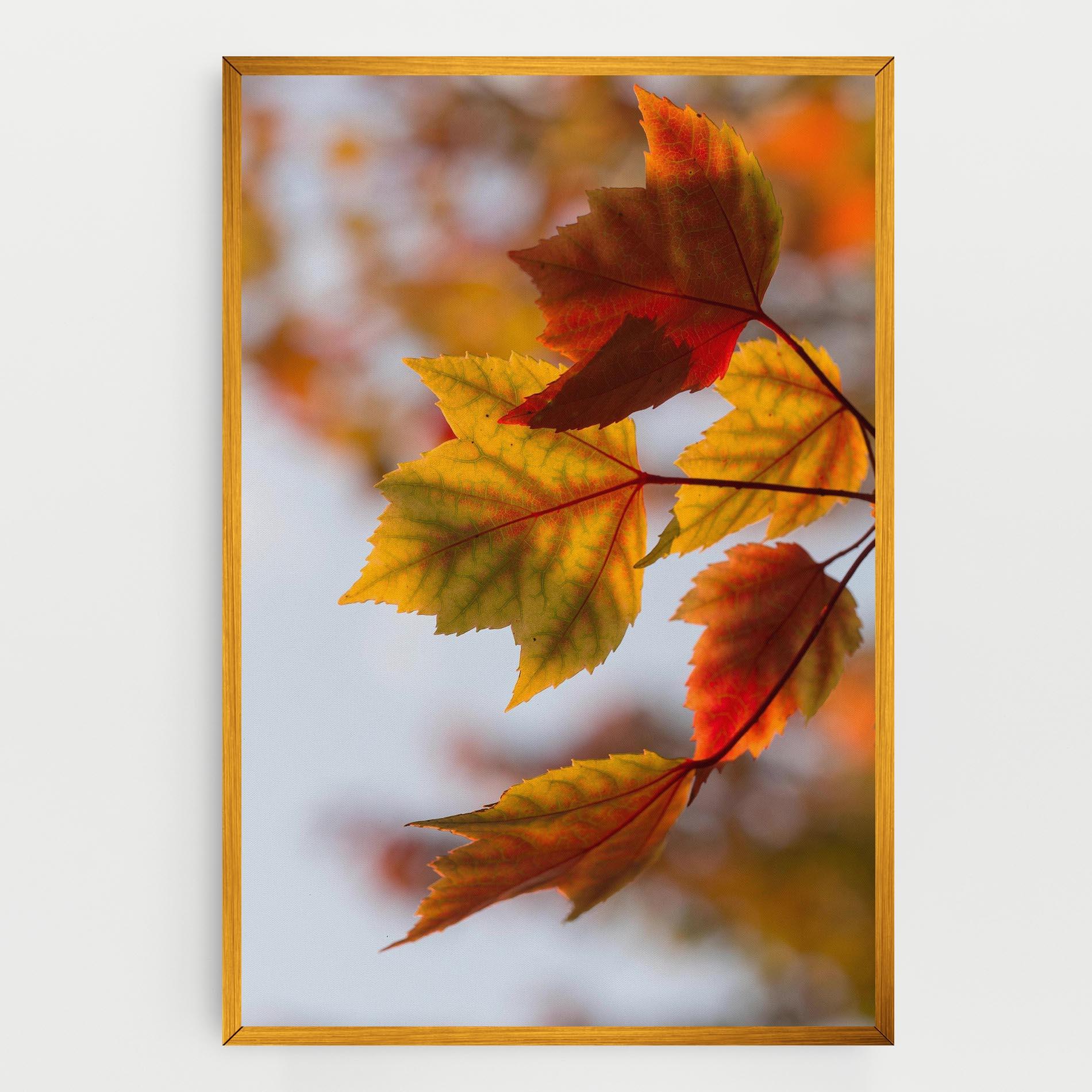 Tablou Canvas Red Yellow Autumn mockup 0