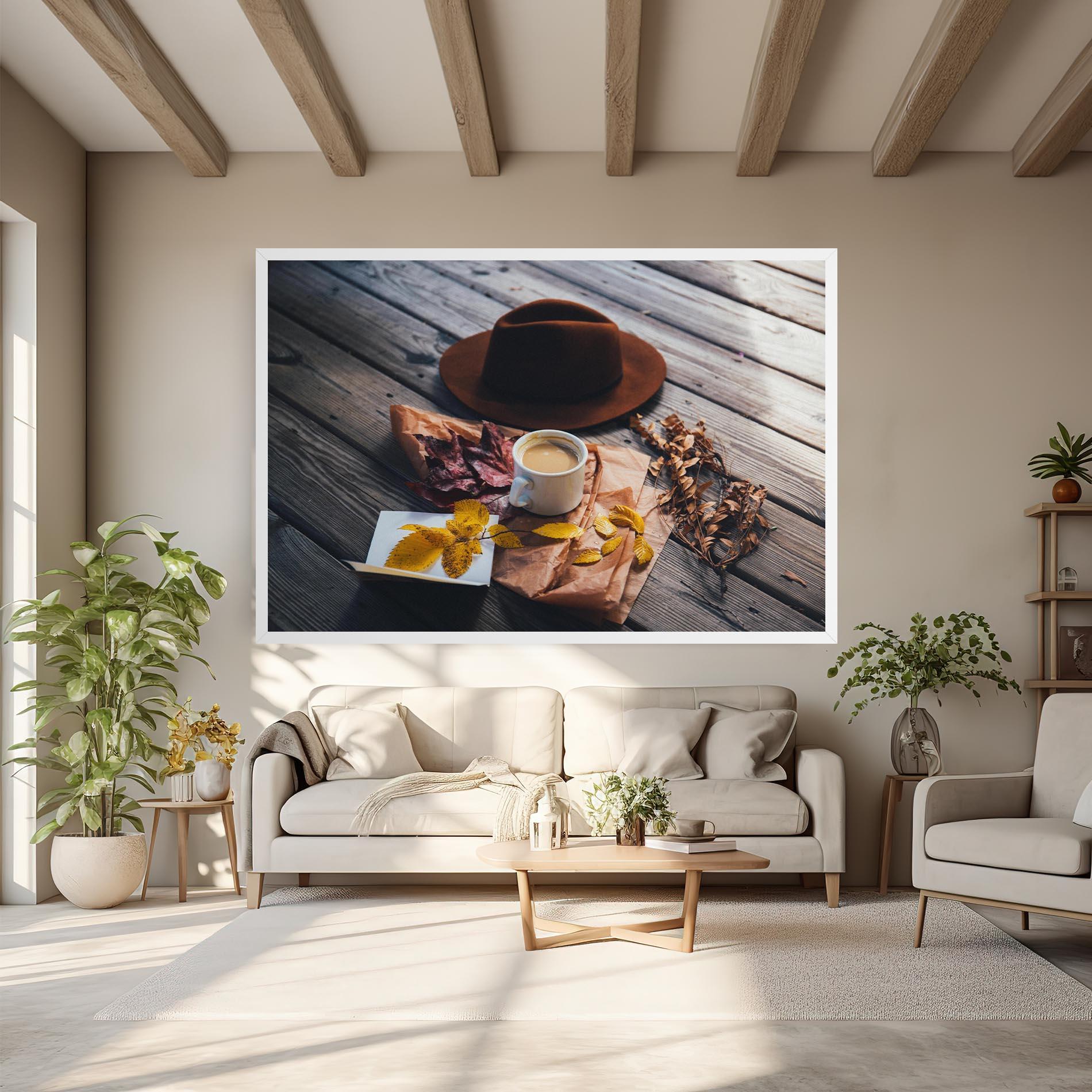 Tablou Canvas Autumn Coffee Vibe mockup 6