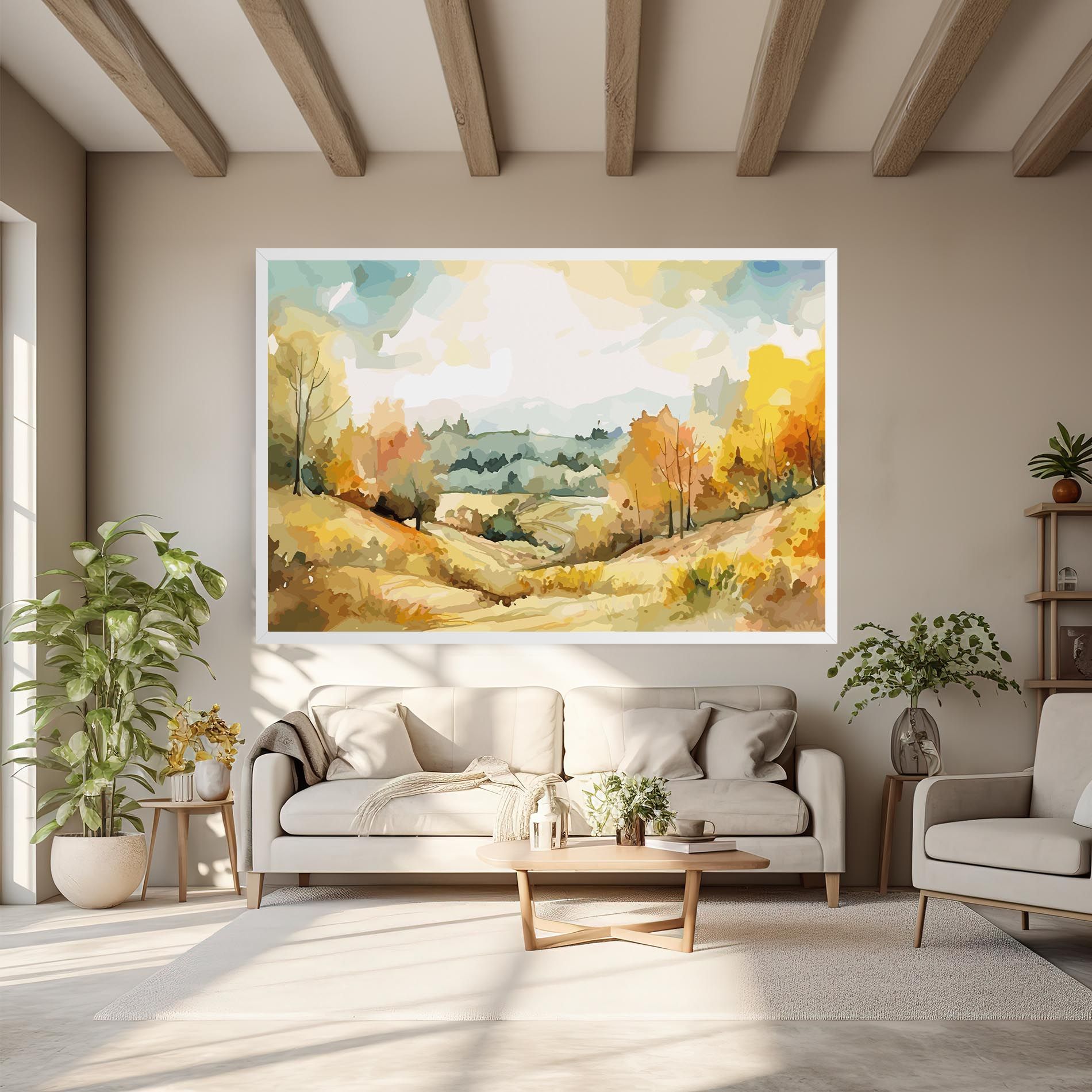 Green Yellow Autumn mockup 6