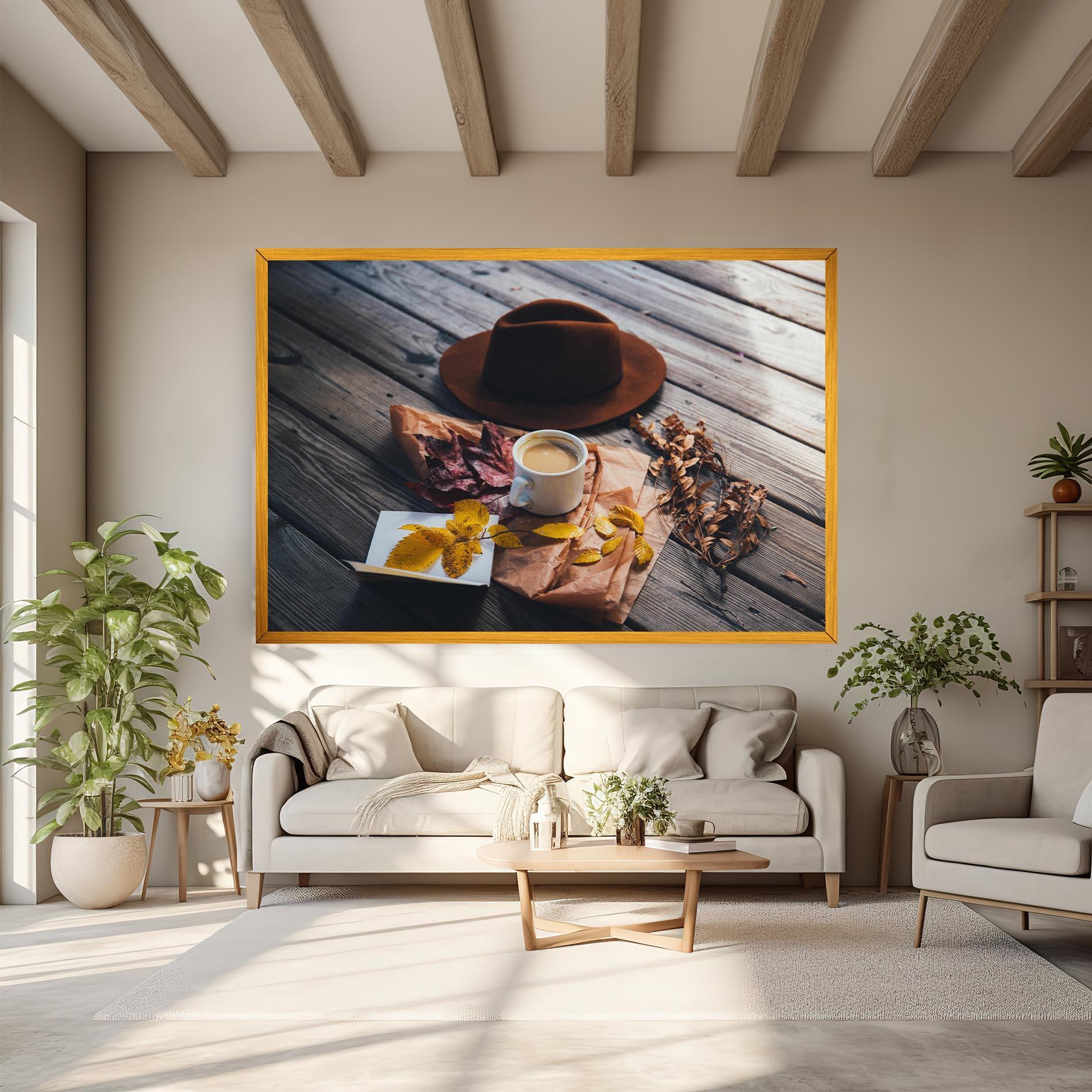 Tablou Canvas Autumn Coffee Vibe mockup 6