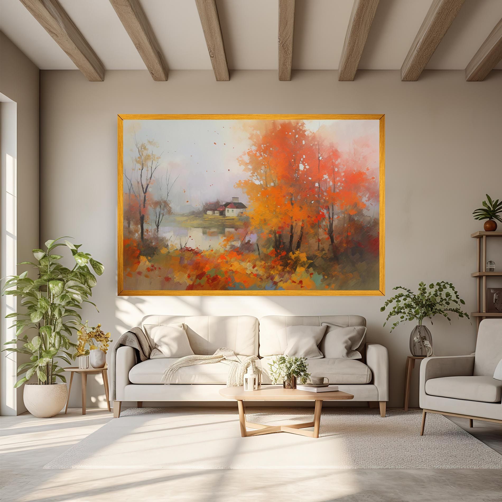 Autumnal Painting mockup 6