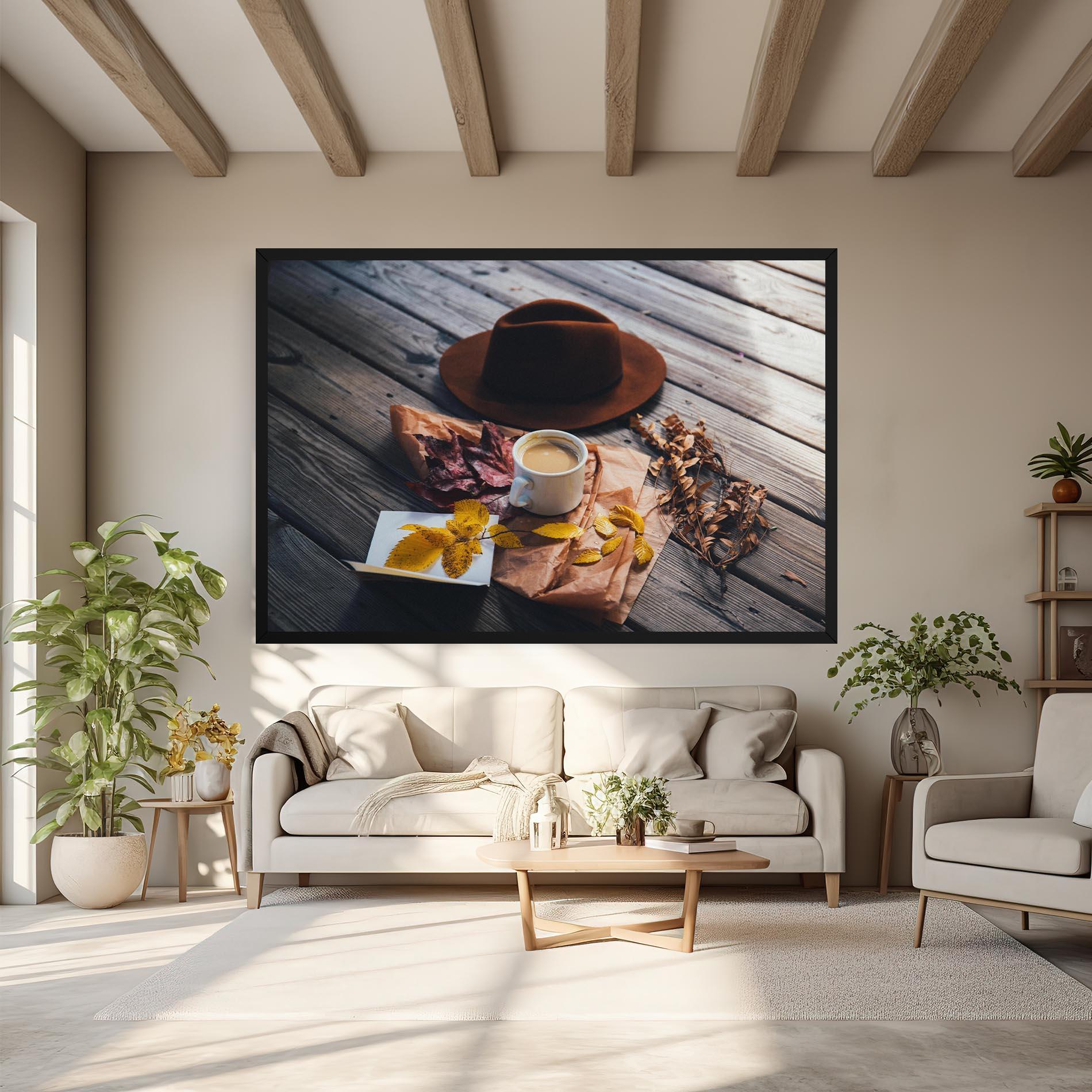 Tablou Canvas Autumn Coffee Vibe mockup 6