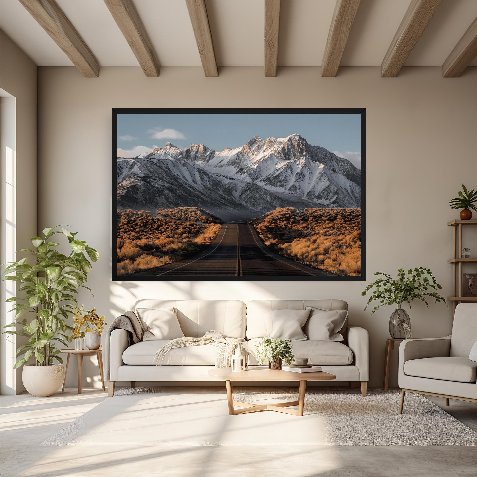 Tablou Canvas Autumn Mountain View mockup 6