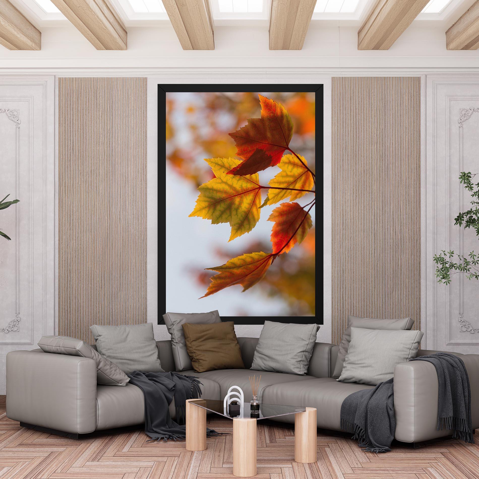 Tablou Canvas Red Yellow Autumn mockup 6