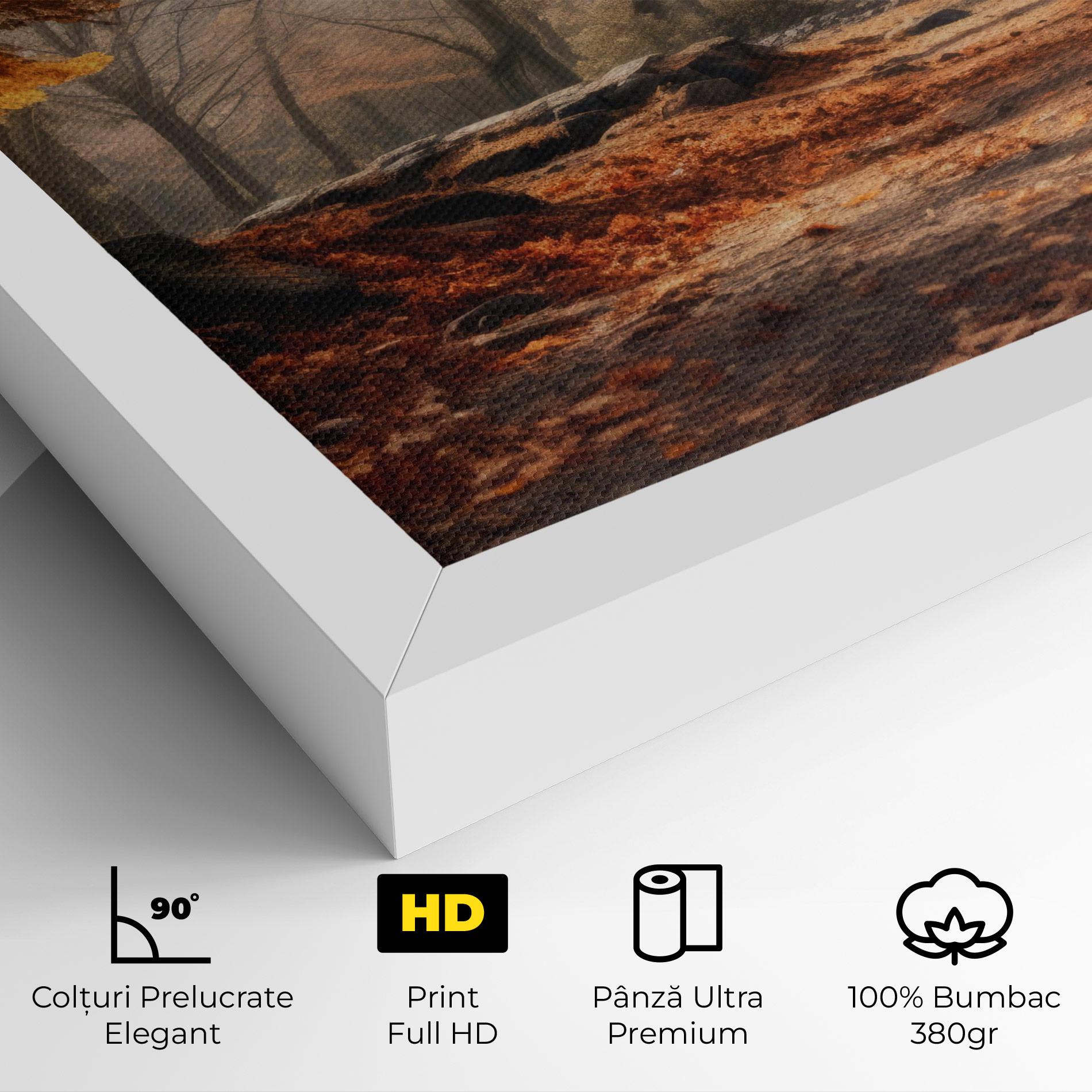 Tablou Canvas Autumn Forest mockup 4