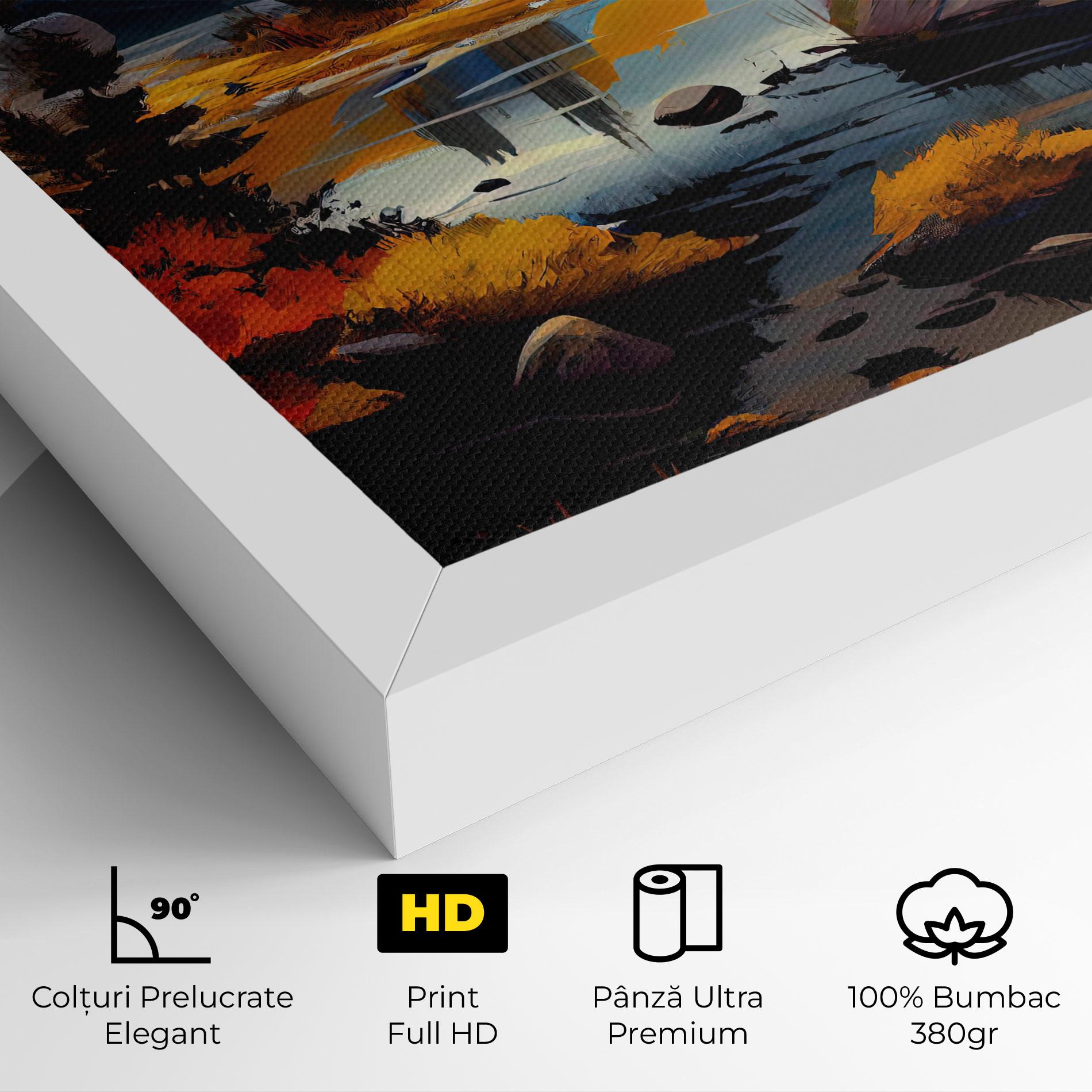 Tablou Canvas Autumn Landscape mockup 4